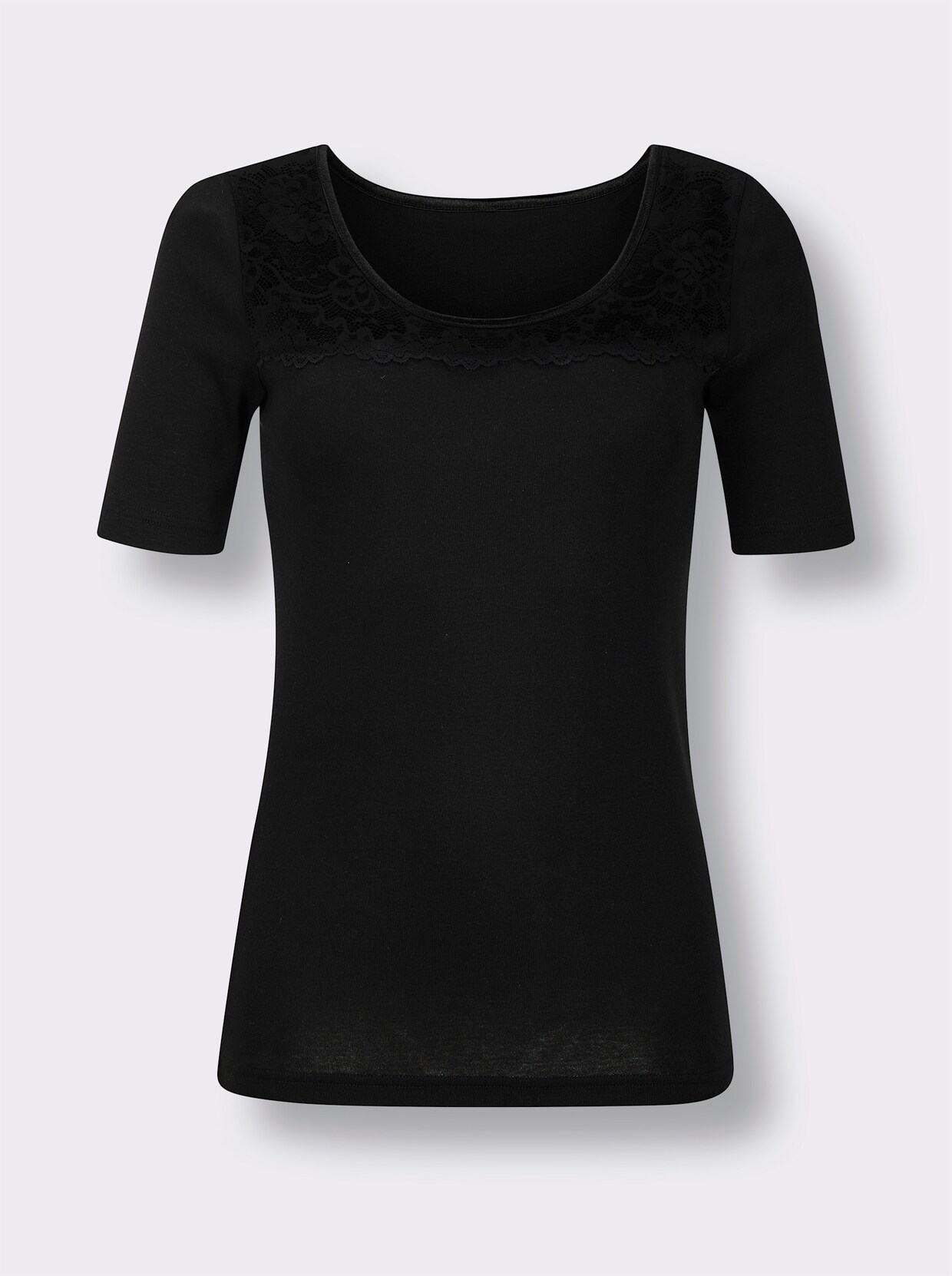 wäschepur Blazershirt - schwarz
