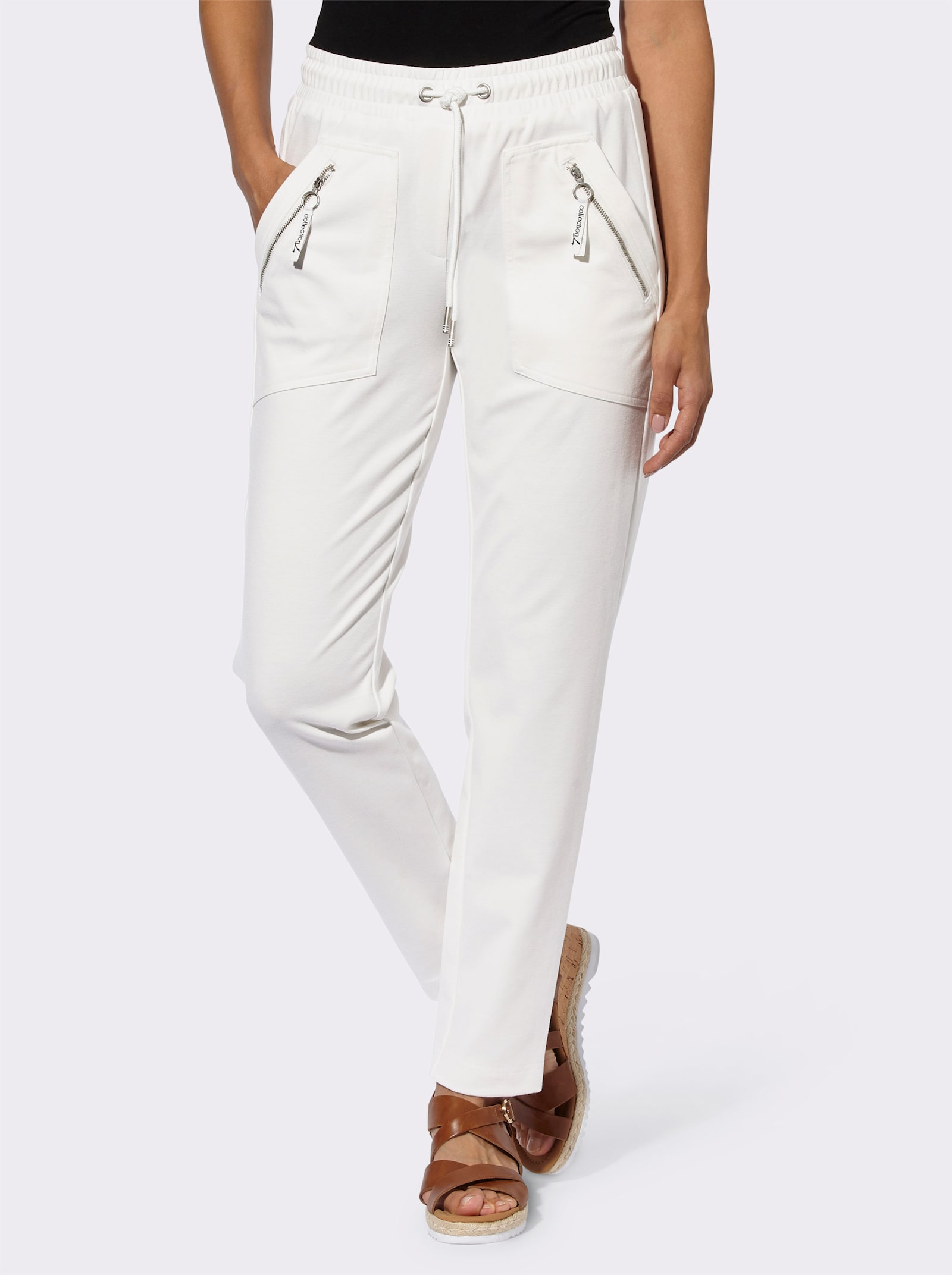 Pantalon en qualité extensible - écru