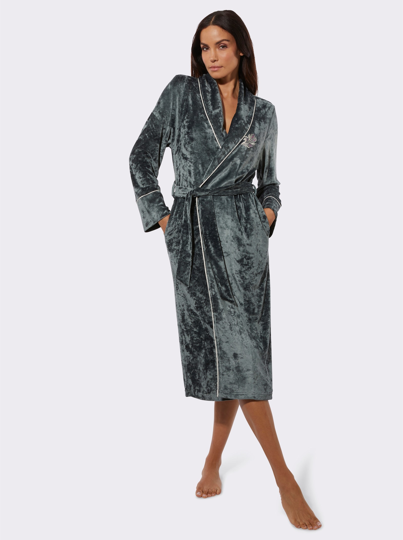 wäschepur Morgenmantel - jade