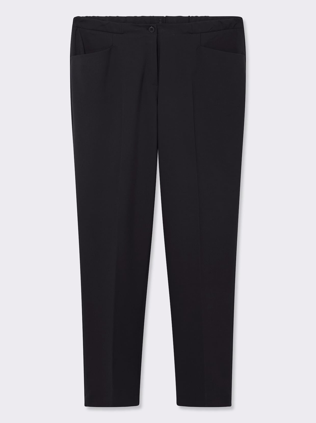 Come on Bügelfaltenhose in Bauch-weg-Form - marine