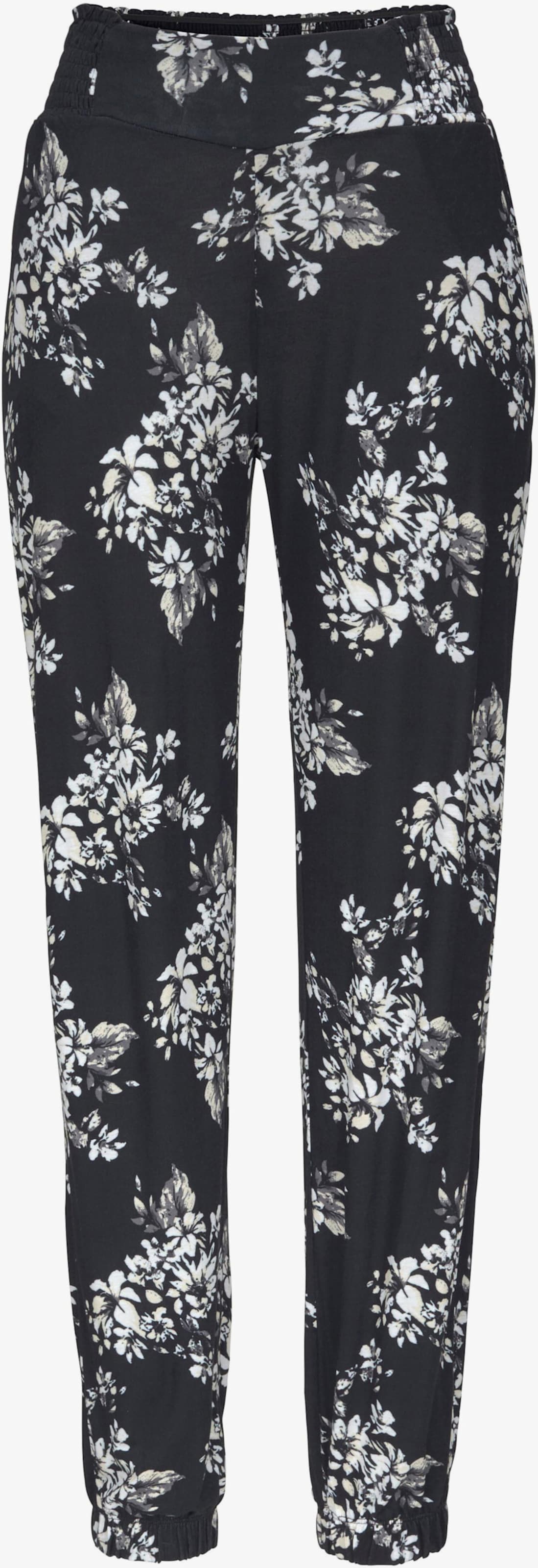 LASCANA Pantalon de plage - noir-crème