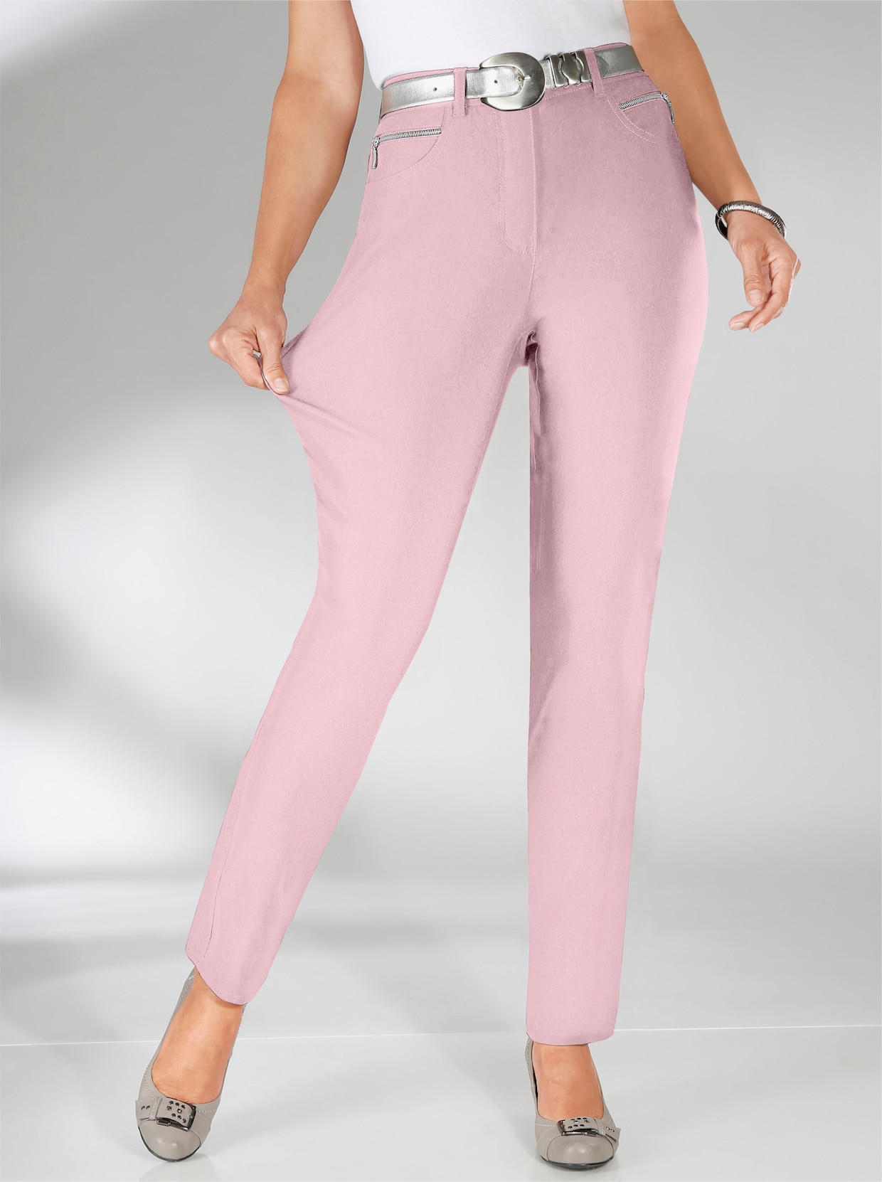 Stehmann Comfort line Pantalon extensible - rose