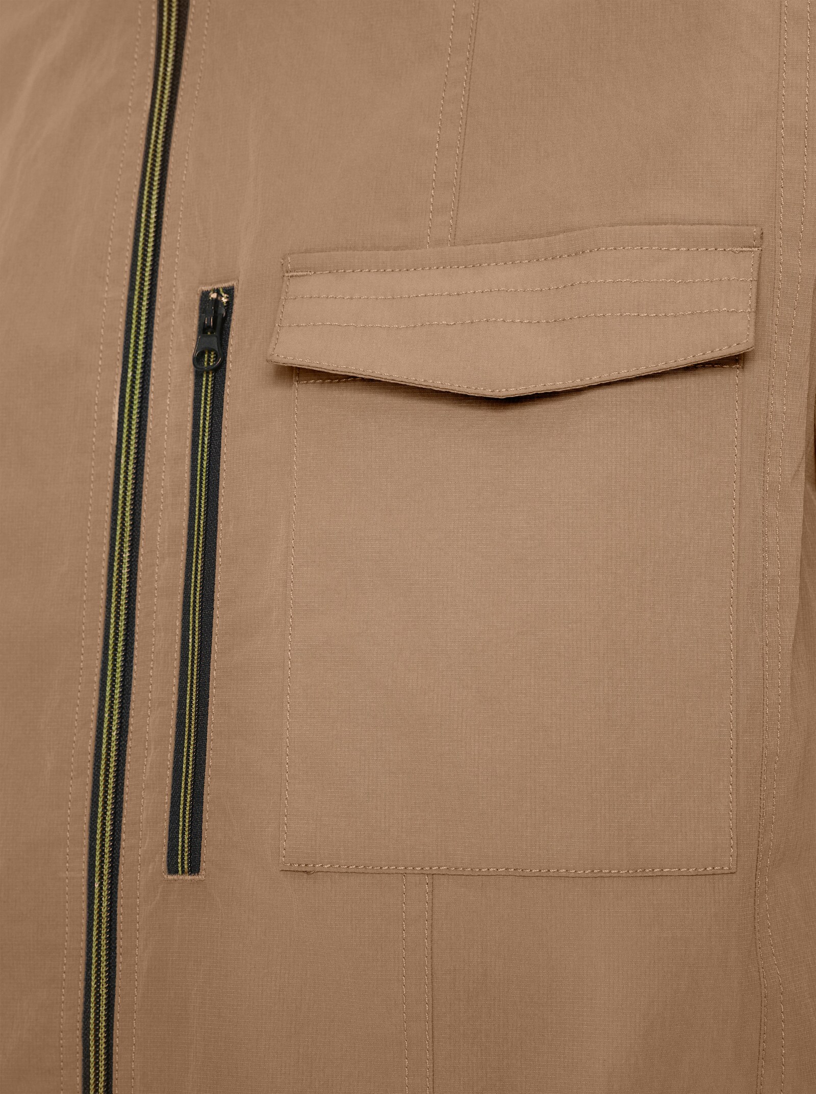 Marco Donati Longjacke mit Wetterschutz-Ausrüstung - camel
