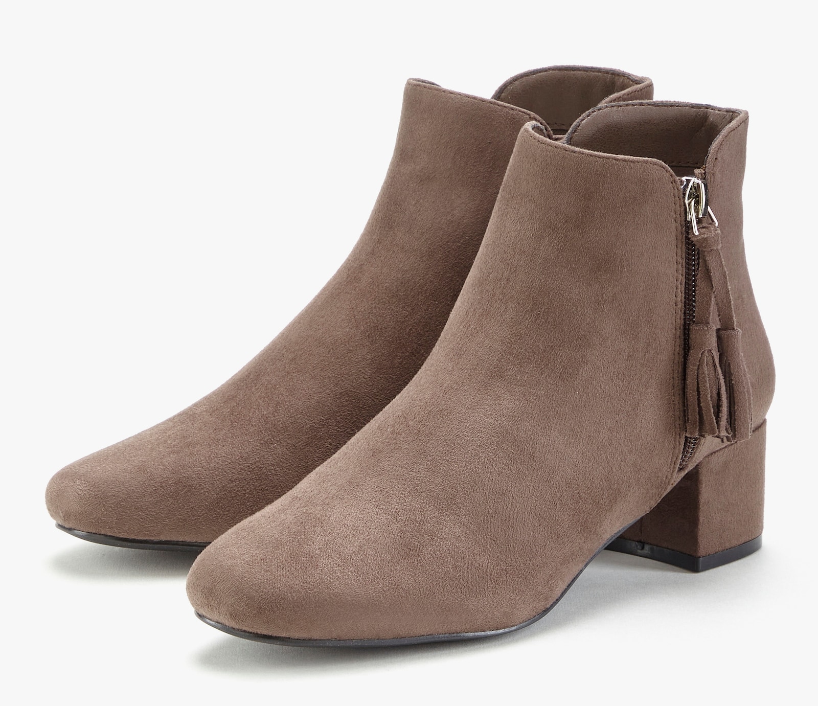LASCANA Stiefelette - braun-taupe