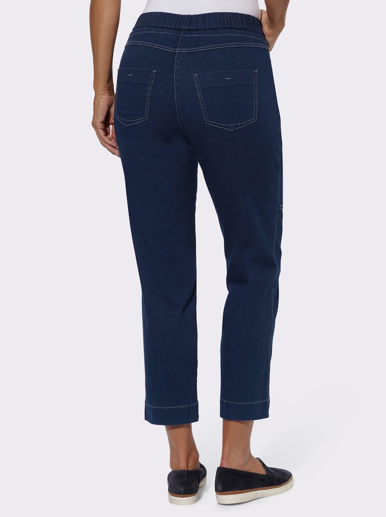 7/8-jeans - blue-stonewashed