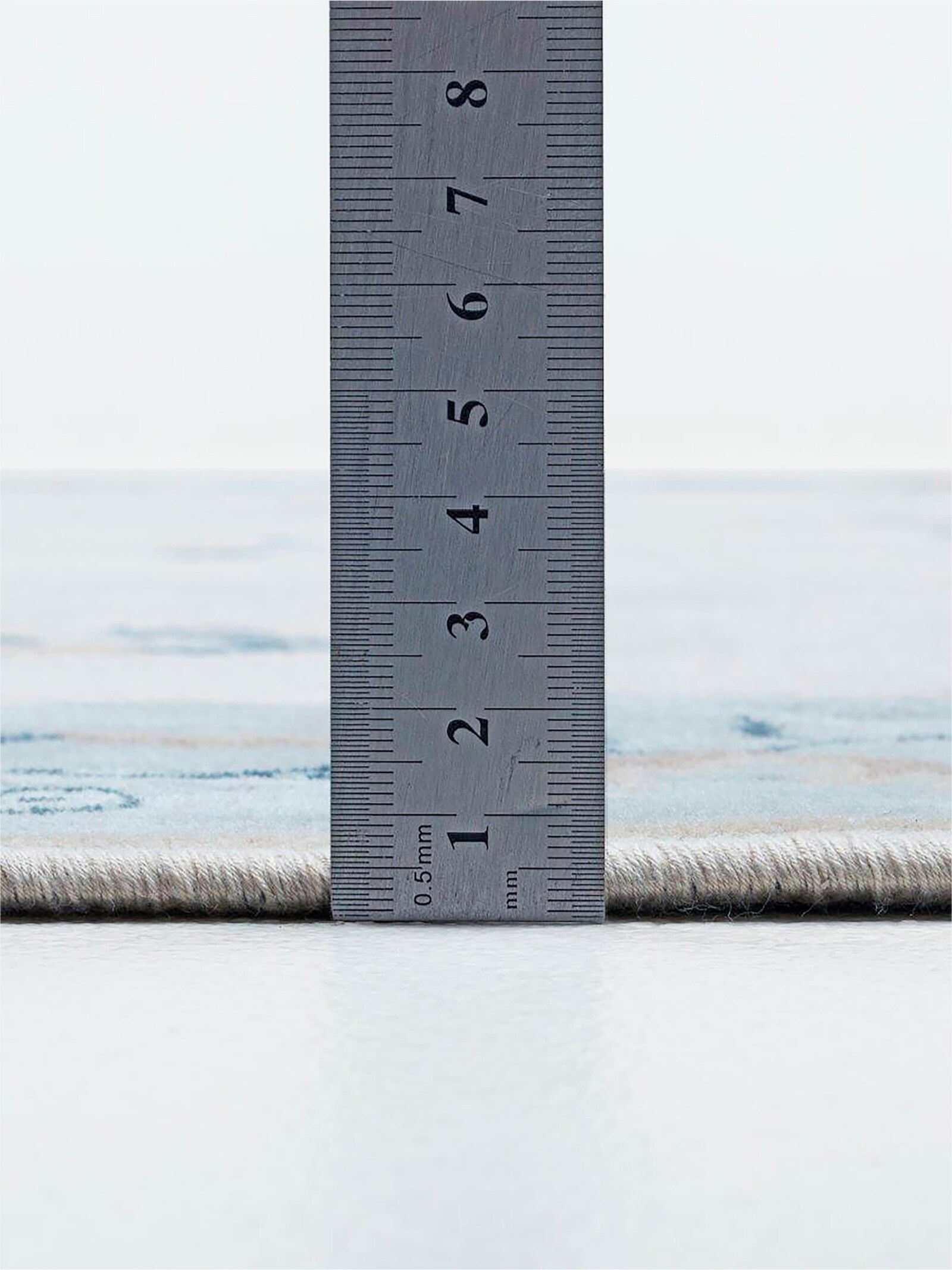 Theko Teppich - hellblau