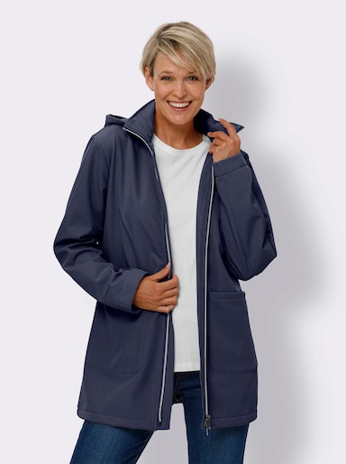 Softshelljacke mit Fleece-Futter - marine