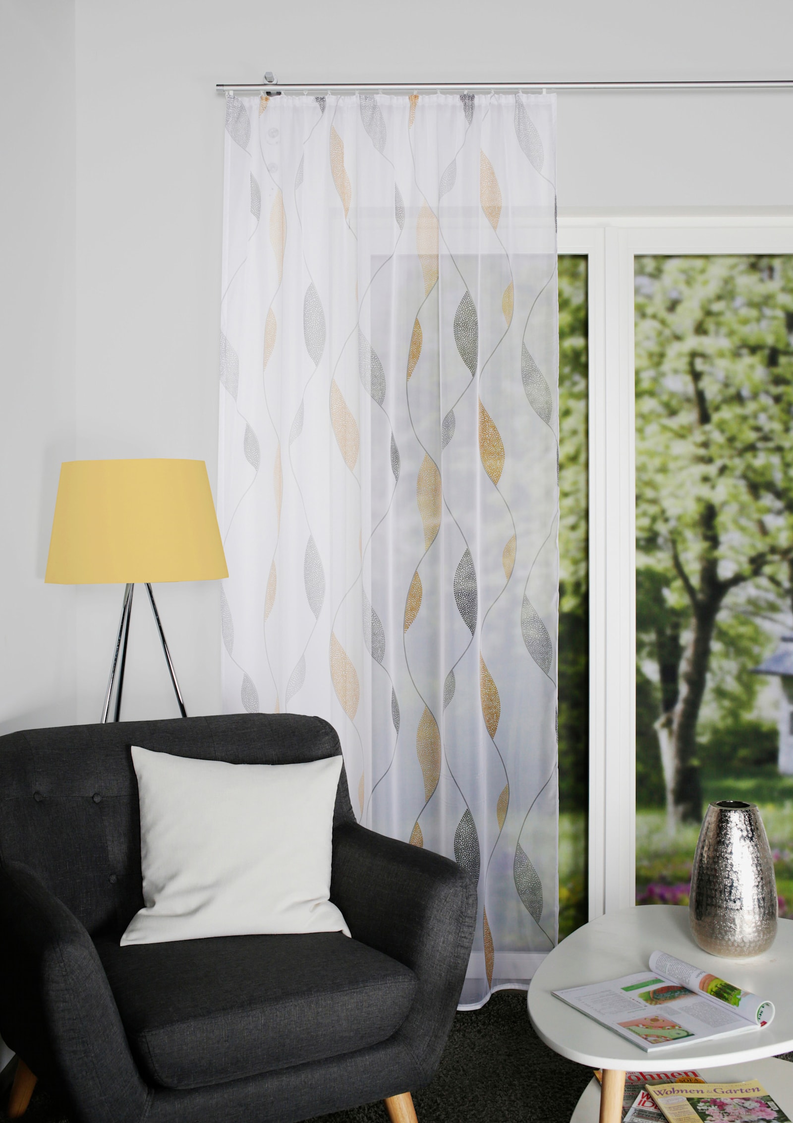 heine home Dekostore - gelb-weiß