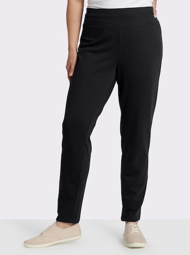 Sweatleggings mit weich angerauter Innenseite - schwarz