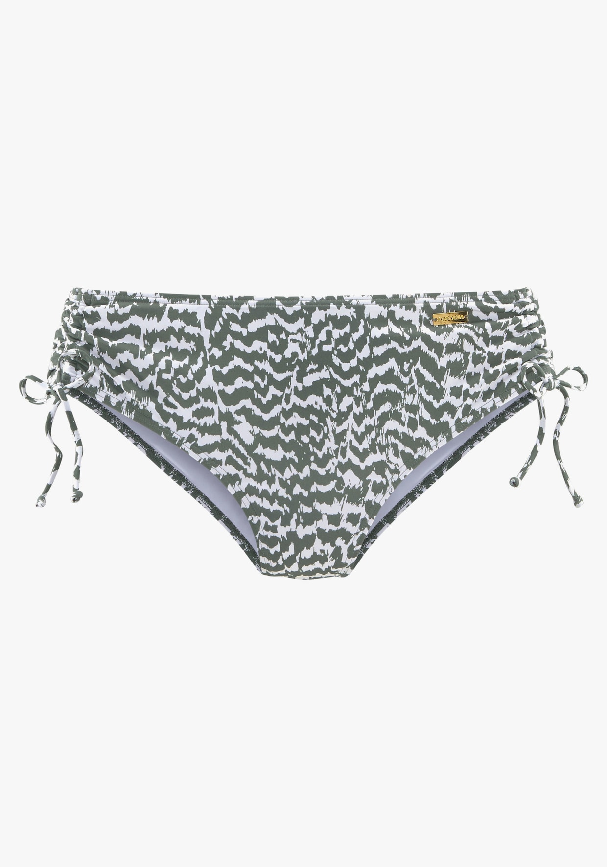 LASCANA Bas de maillot de bain - olive imprimé