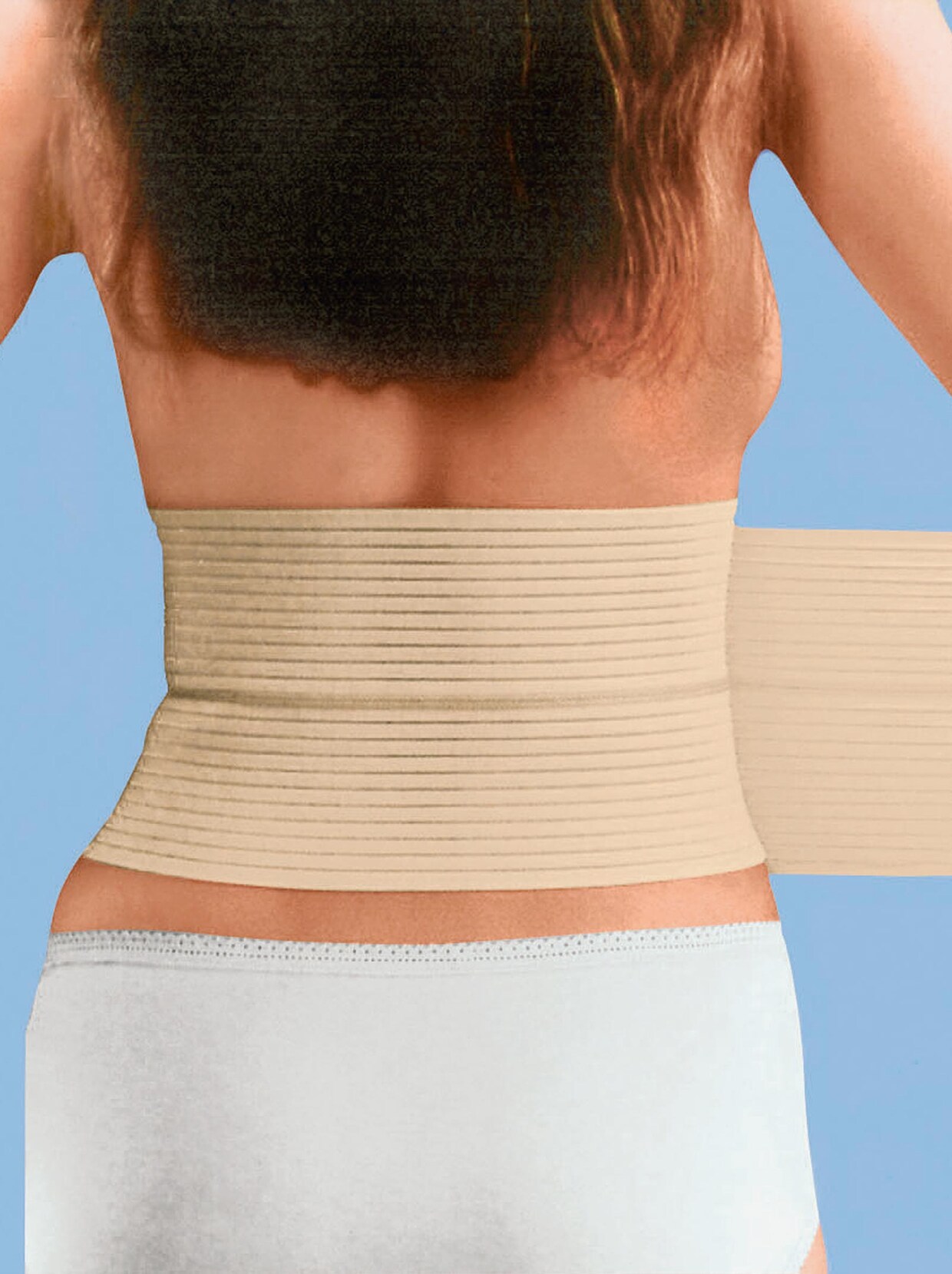 Bauch- und Rückenstützgürtel - beige