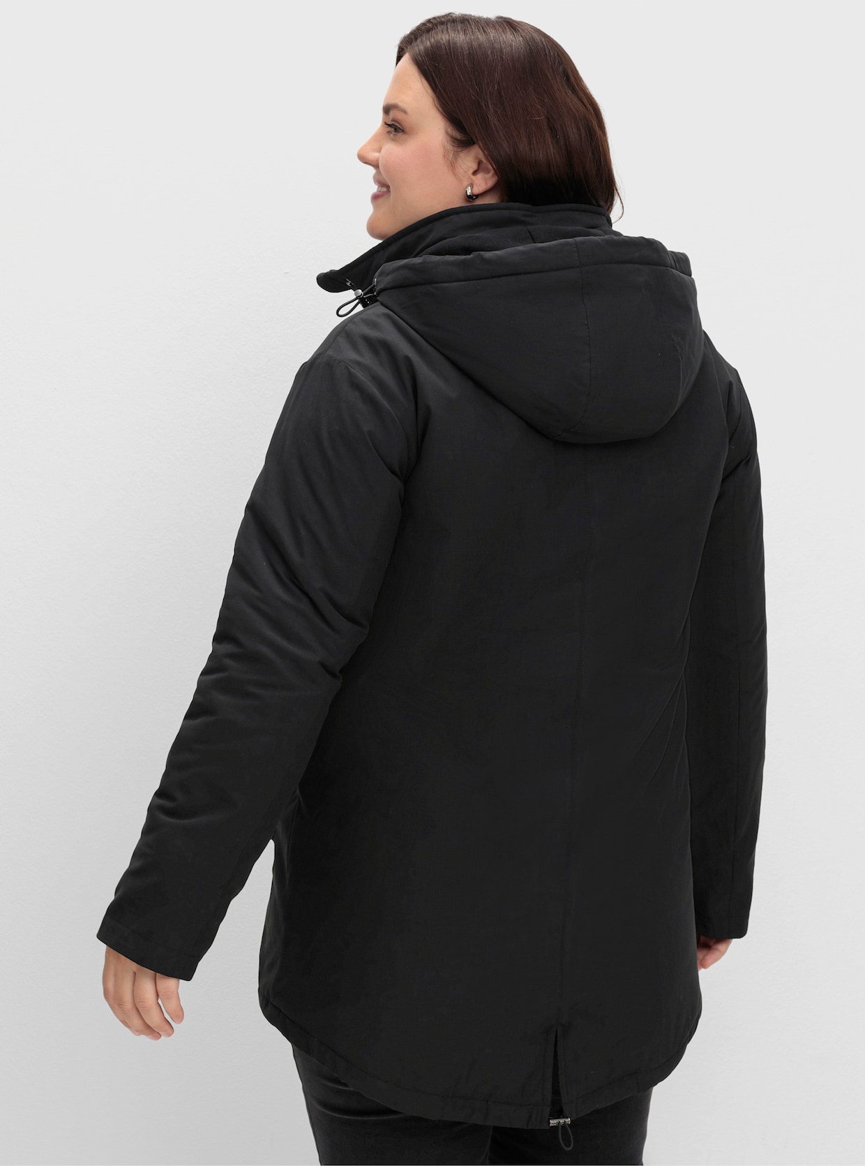 sheego Parka - schwarz