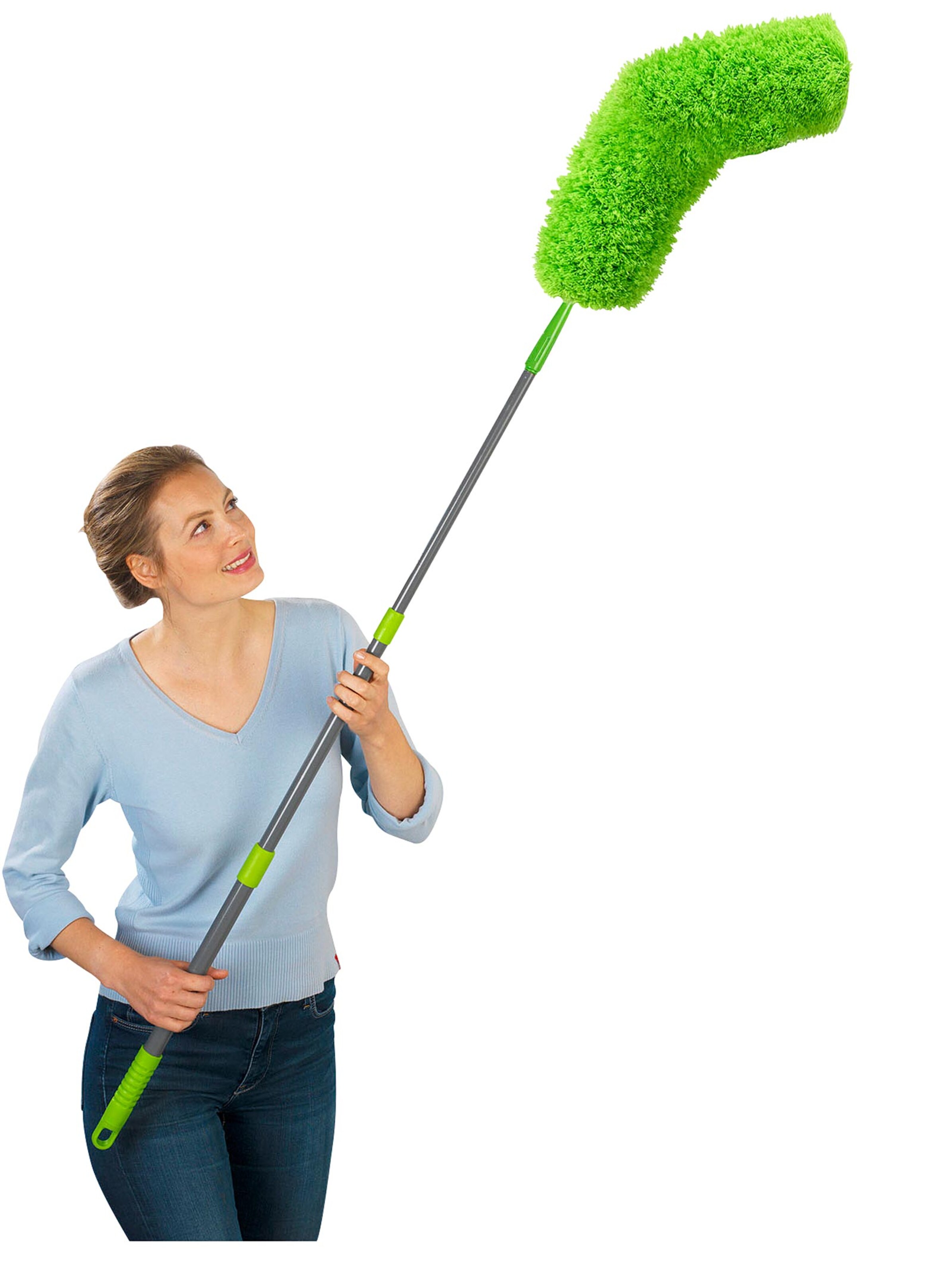 Teleskop-Staubwedel - grün