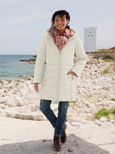 heine Steppjacke mit Kapuze - champagner
