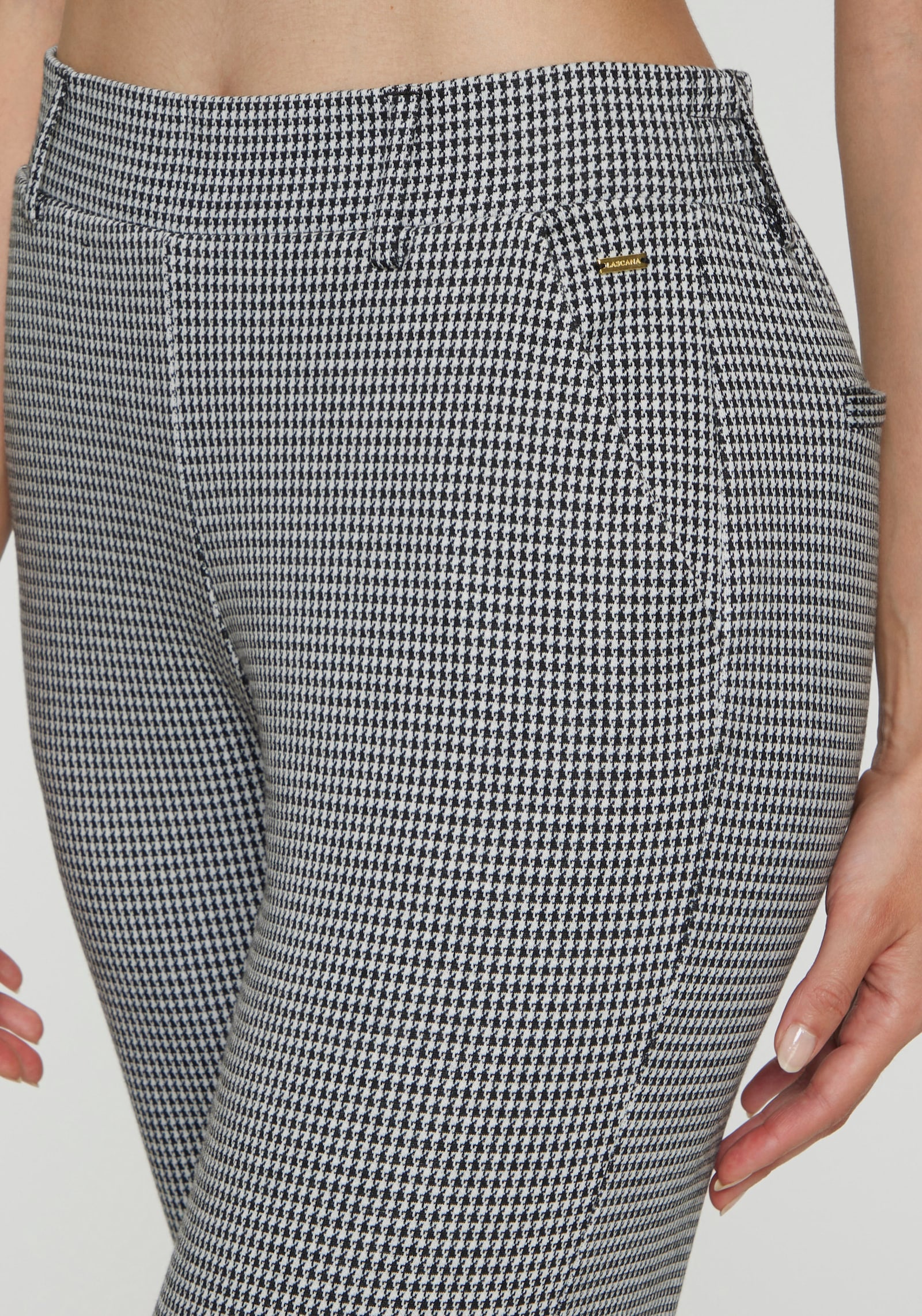 LASCANA Culotte - schwarz kariert