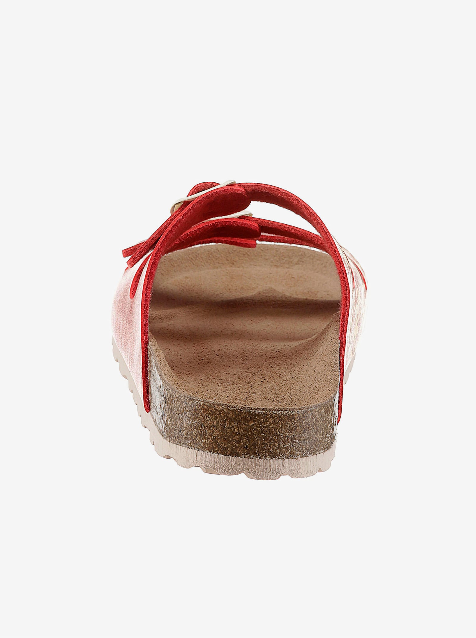 Bio Time Pantolette - rot-bedruckt