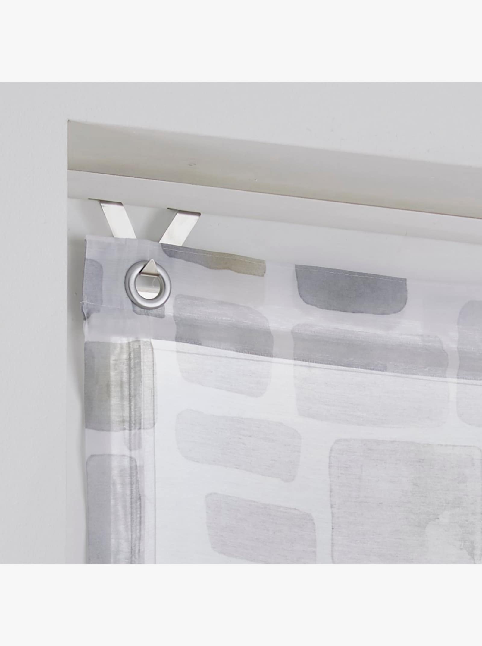 heine home Raffrollo - offwhite-grau-taupe