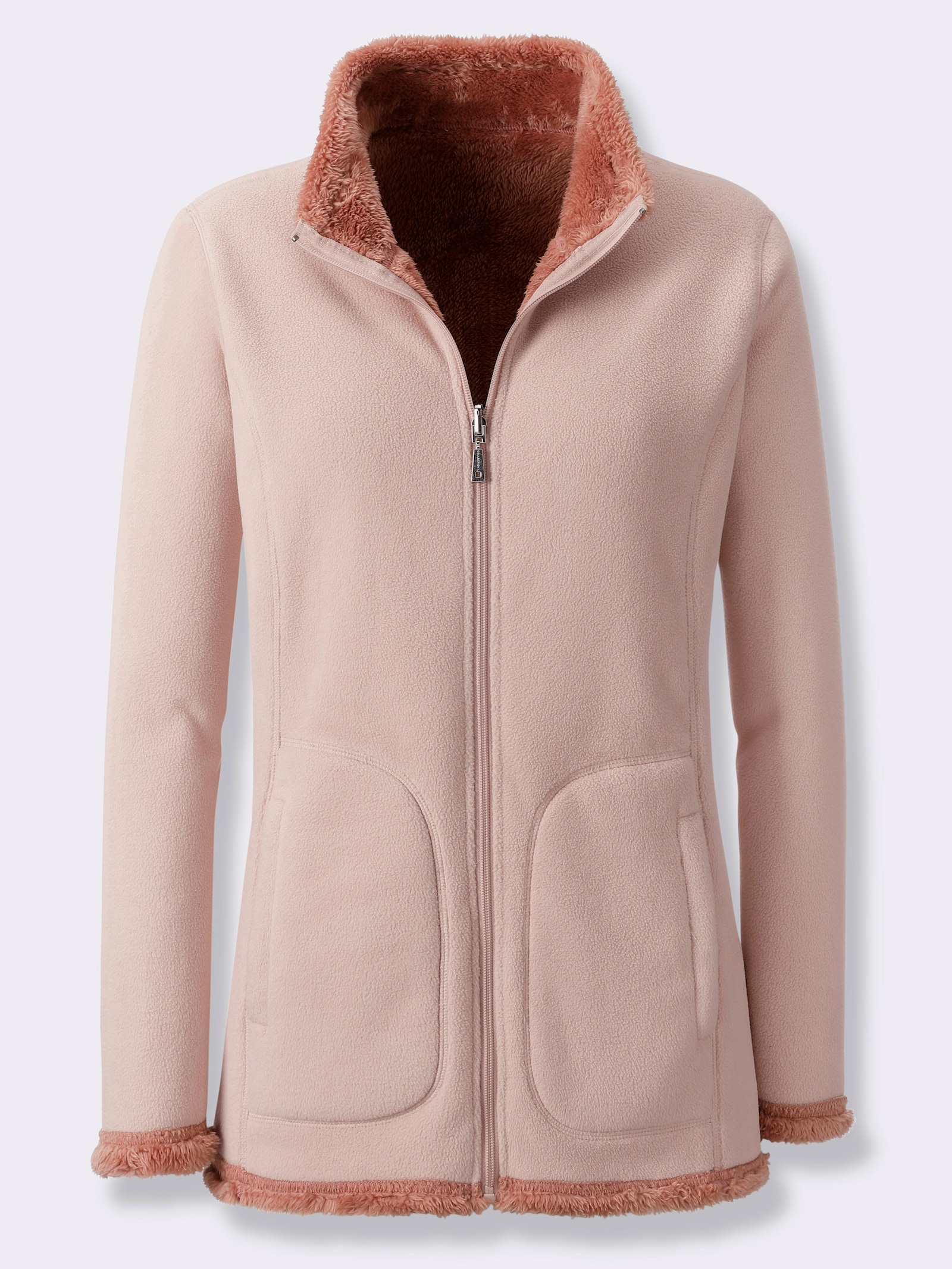 Wendejacke mit Wende-Funktion - puder-rosenholz