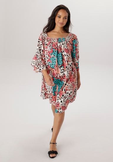 Aniston PLUS Blusenkleid - bunt