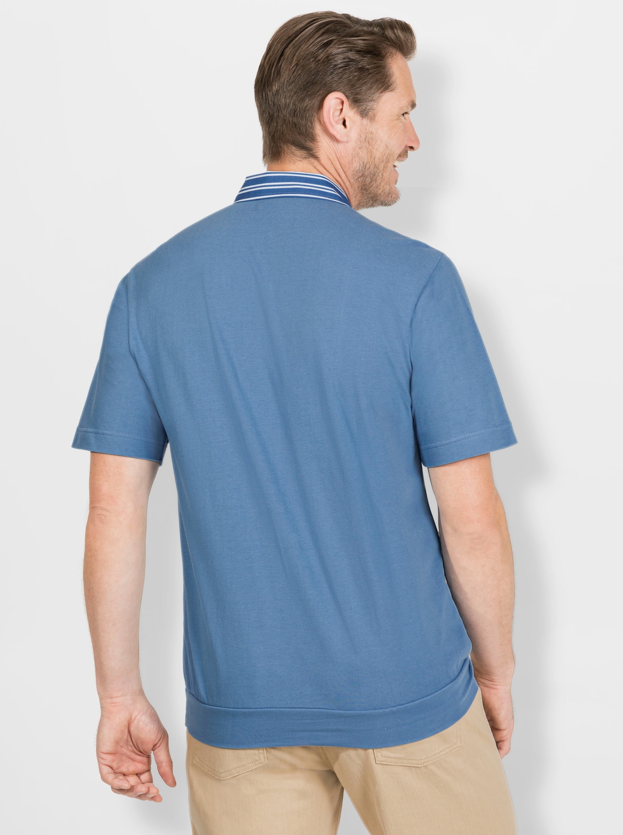 Marco Donati Shirt met korte mouwen - middenblauw