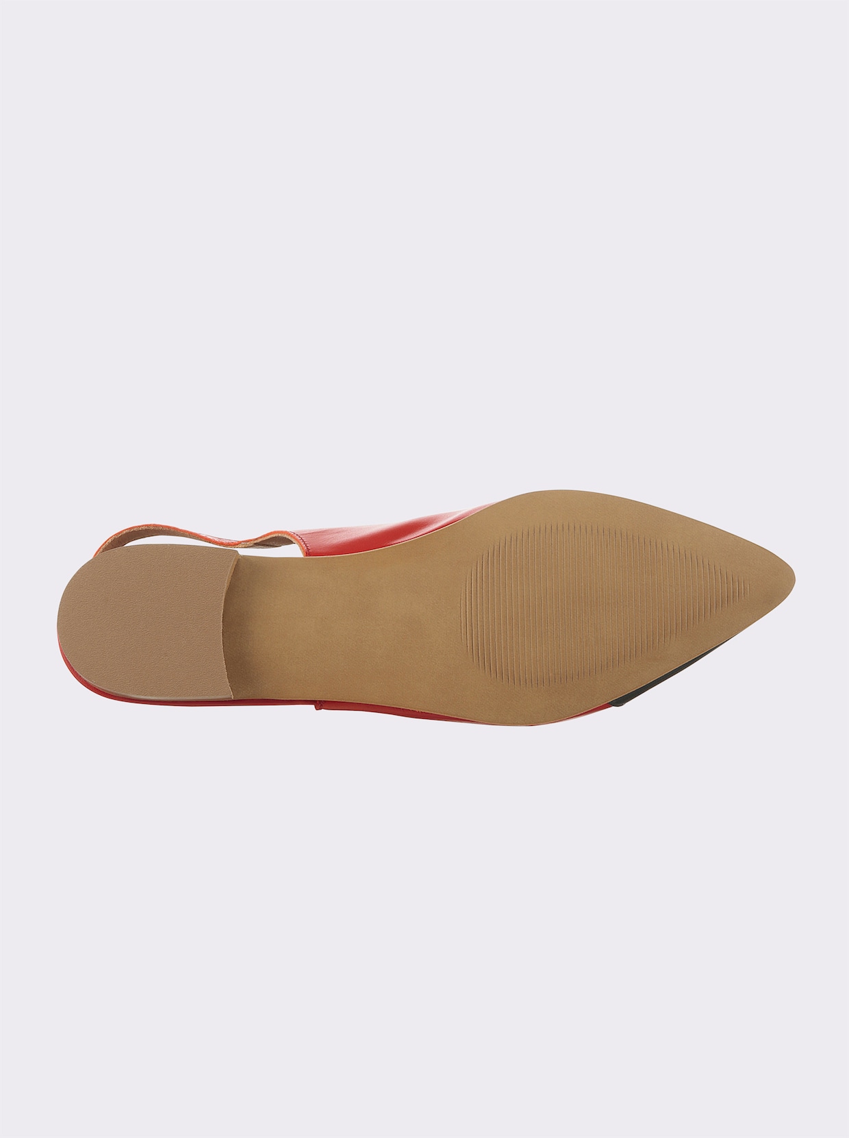 heine Slingballerina - rood/zwart