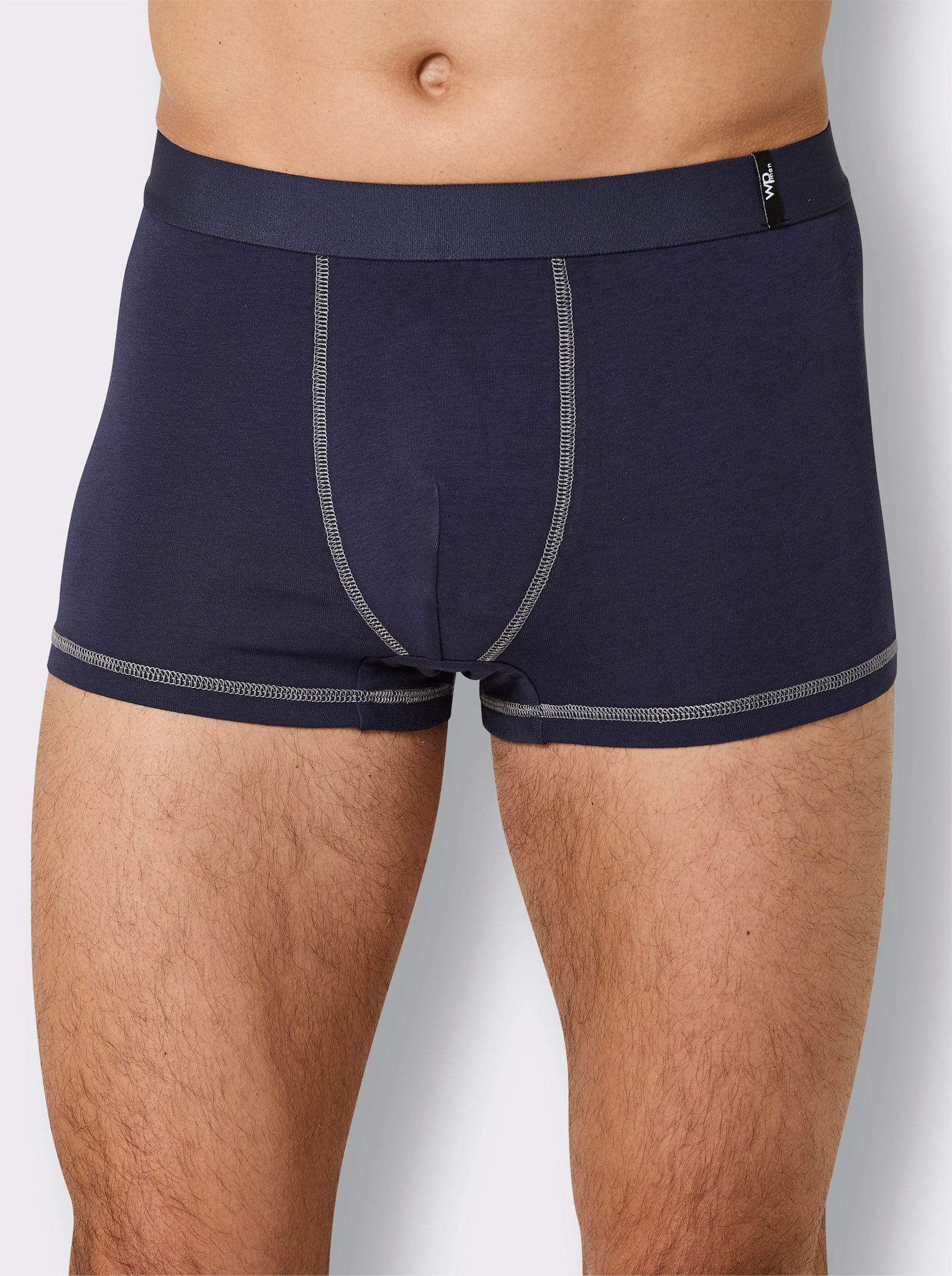 wäschepur men Pants - marine + anthrazit-meliert