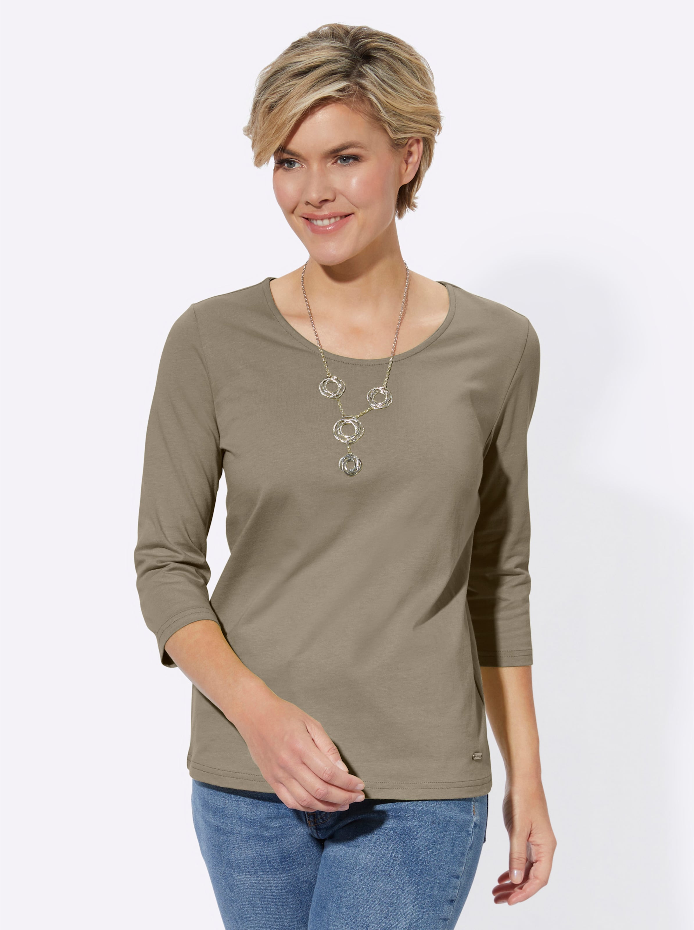 Witt Damen Shirt, schlamm