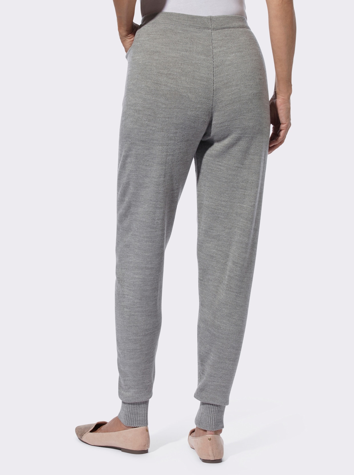 Jogg Pants - grau-meliert