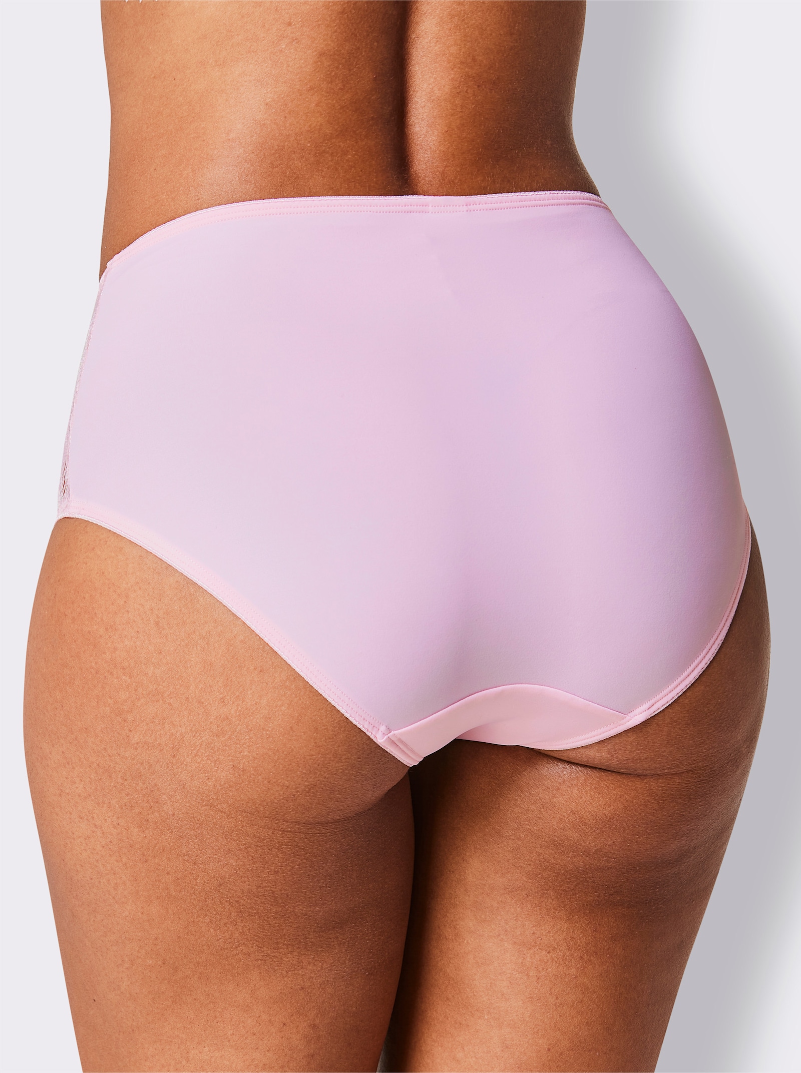 wäschepur Heupslip met kantinzet opzij - lichtroze