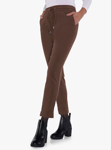 Cordhose mit Schlupfbund - malve