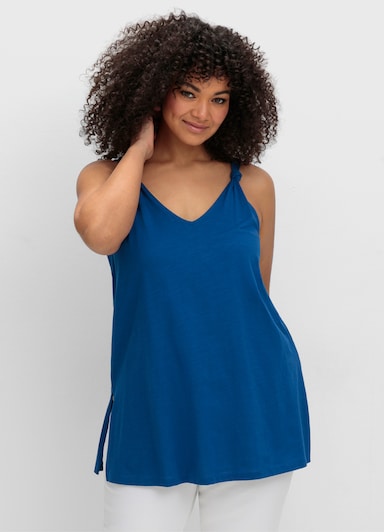 sheego Longtop - blaubeere