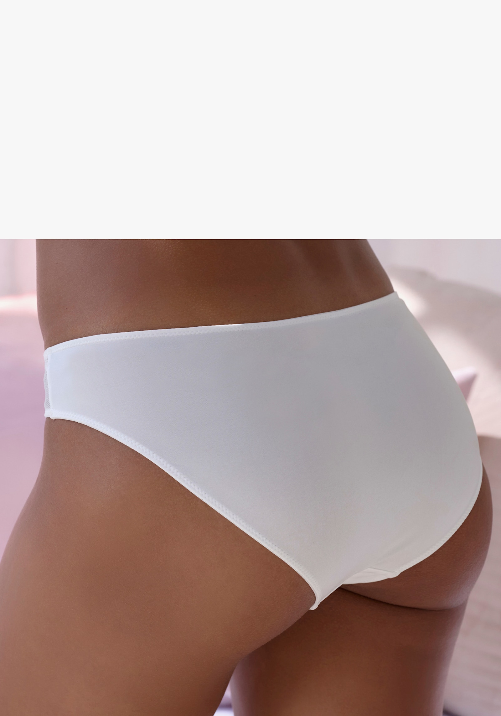 petite fleur by Lascana Slip - 2x wit + 1x zwart