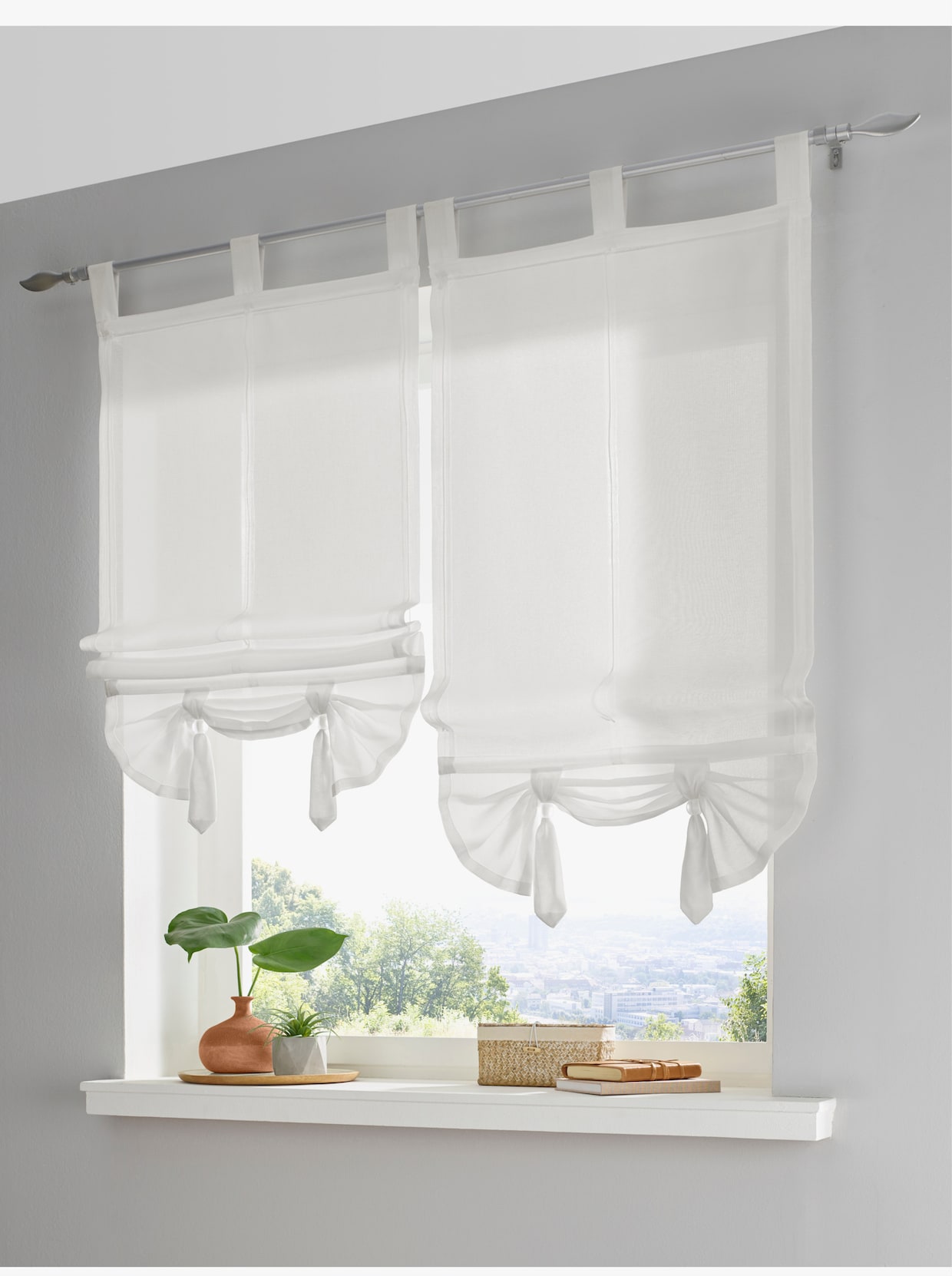 heine home vouwgordijn - offwhite