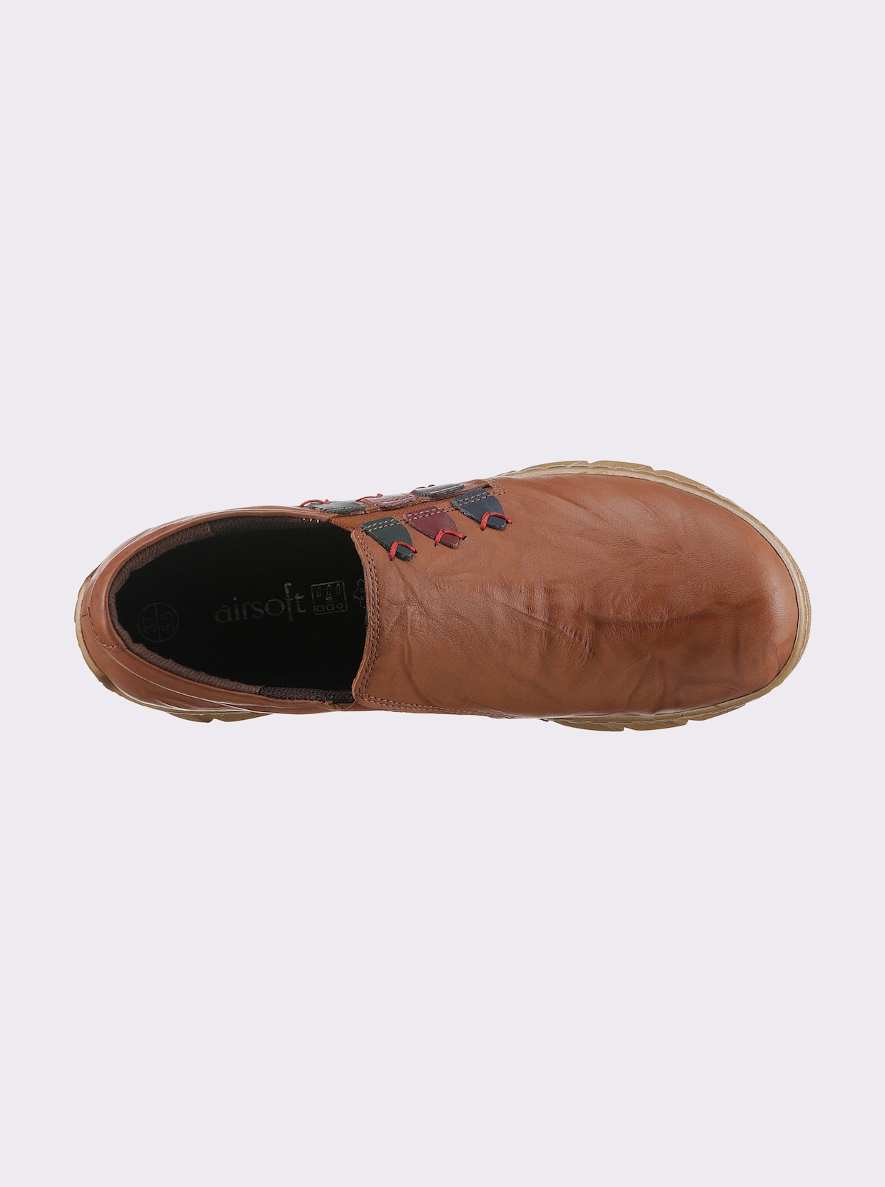 airsoft modern+ Slipper - cognac