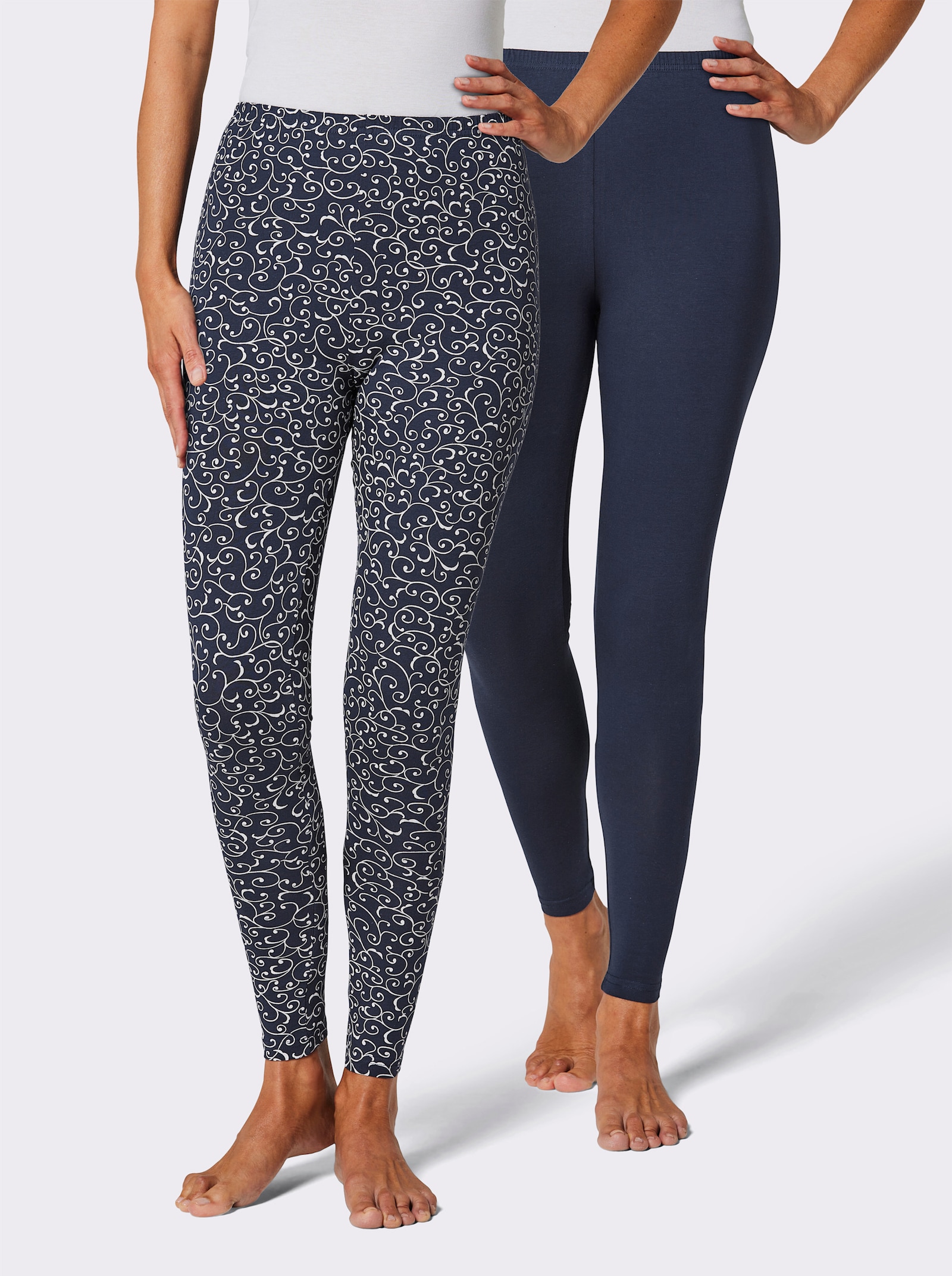 Leggings mit Dehnbund - marine