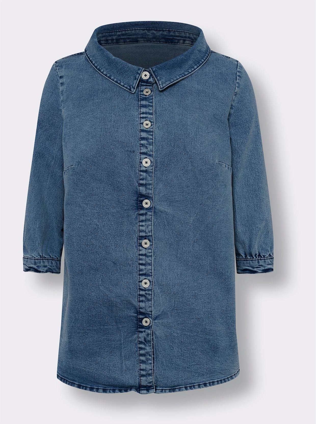 heine Jeansbluse - blue-stone-washed