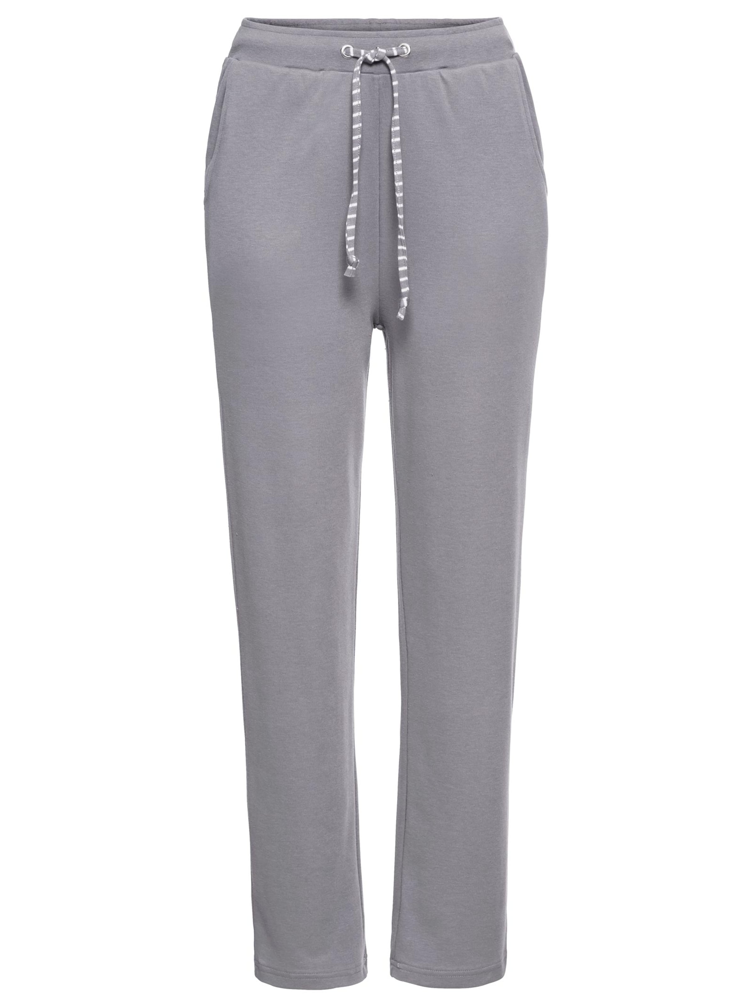 Hausanzug - grau-gestreift