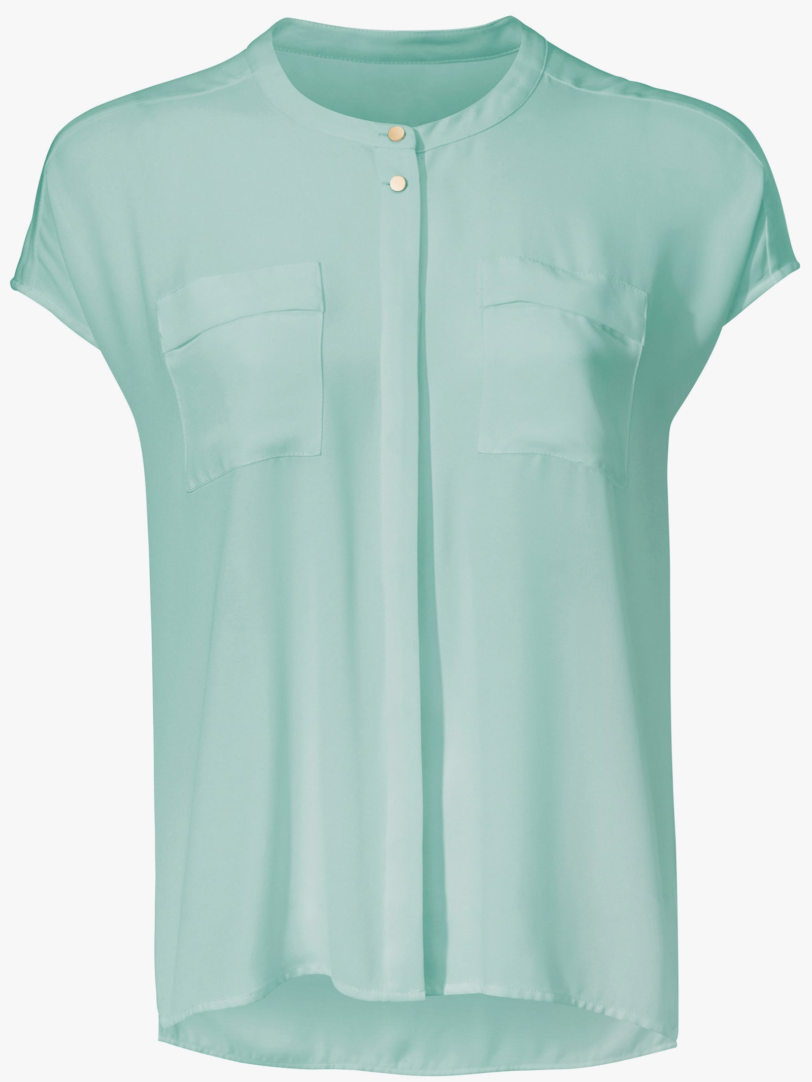 heine Kurzarm-Bluse in Oversize-Passform - mint