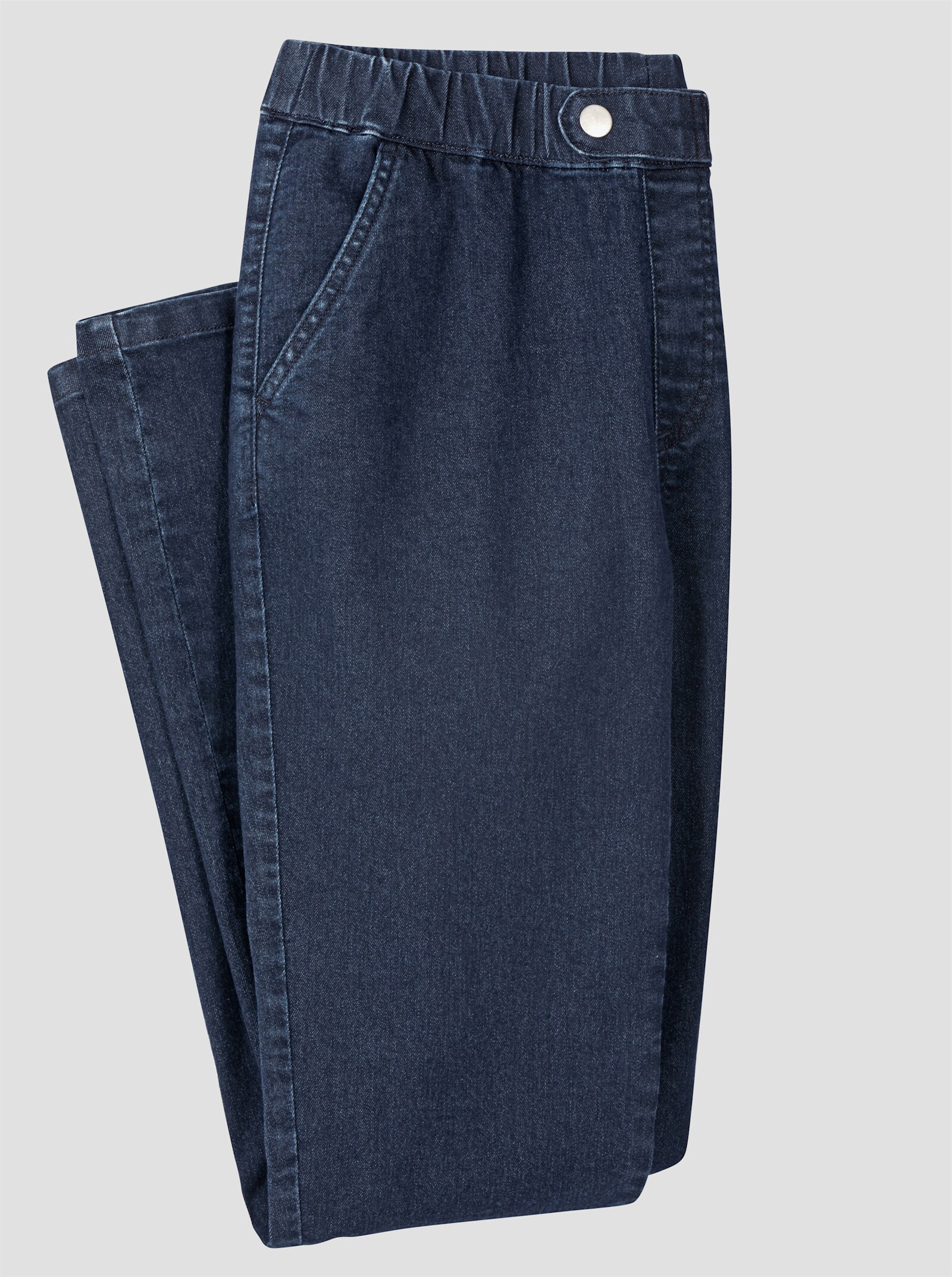 Schlupfjeans mit 2 Taschen vorne - dark blue