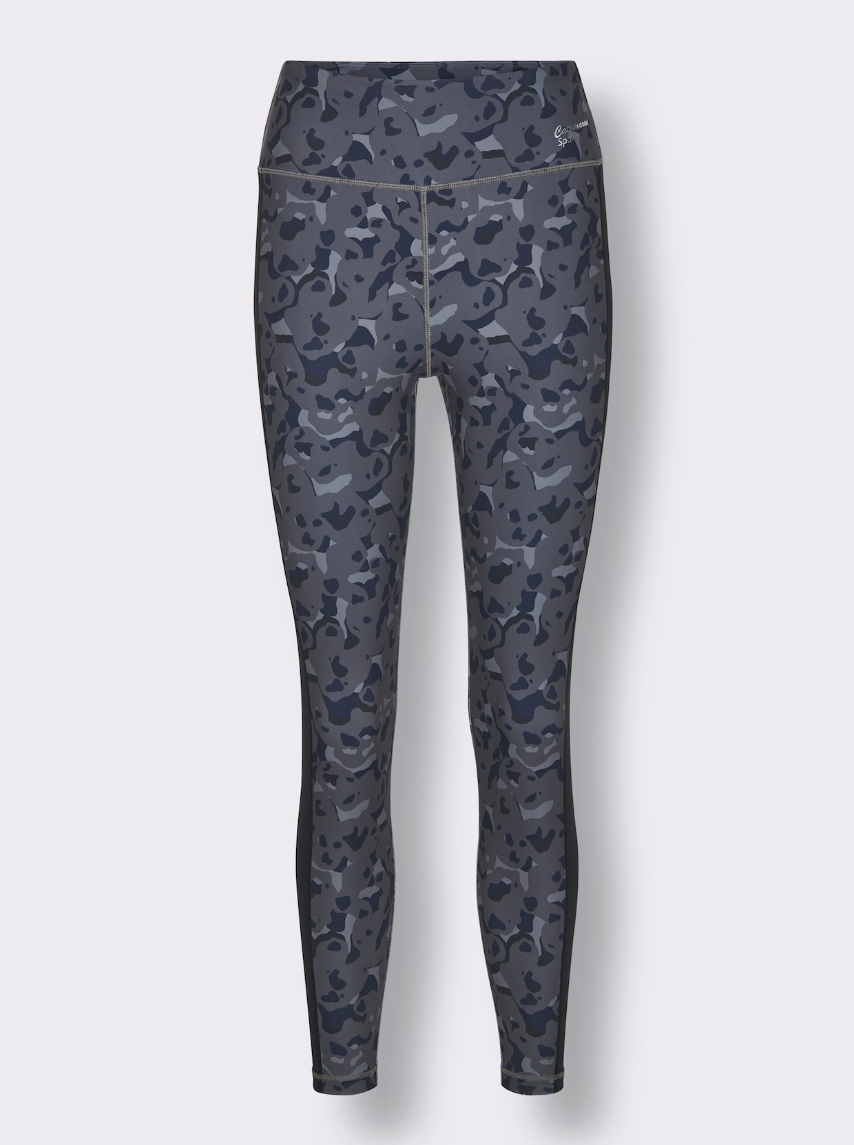 Catamaran Sports Yogaleggings mit breitem Bund - anthrazit-gemustert