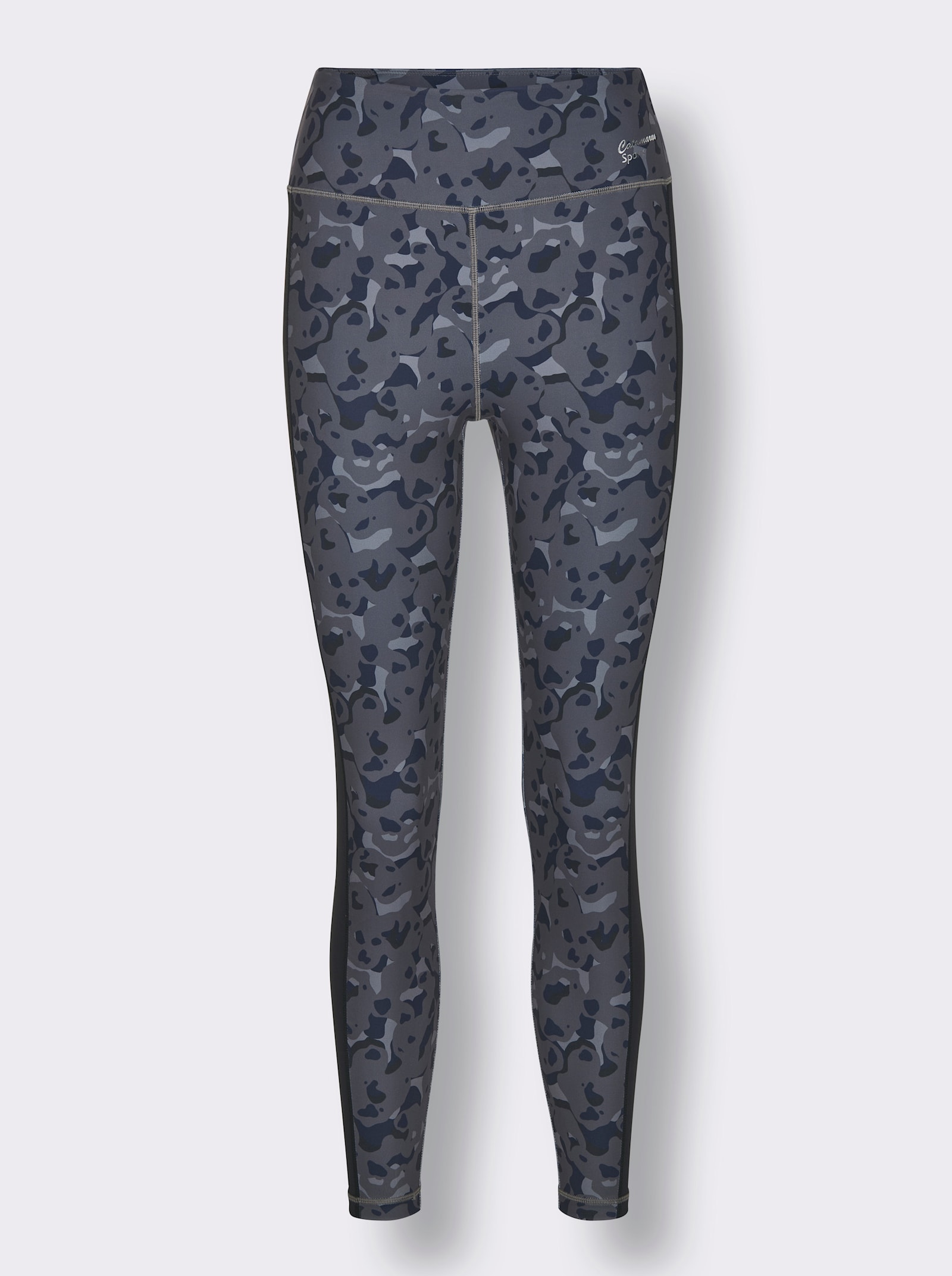 Catamaran Sports Yogaleggings mit breitem Bund - anthrazit-gemustert