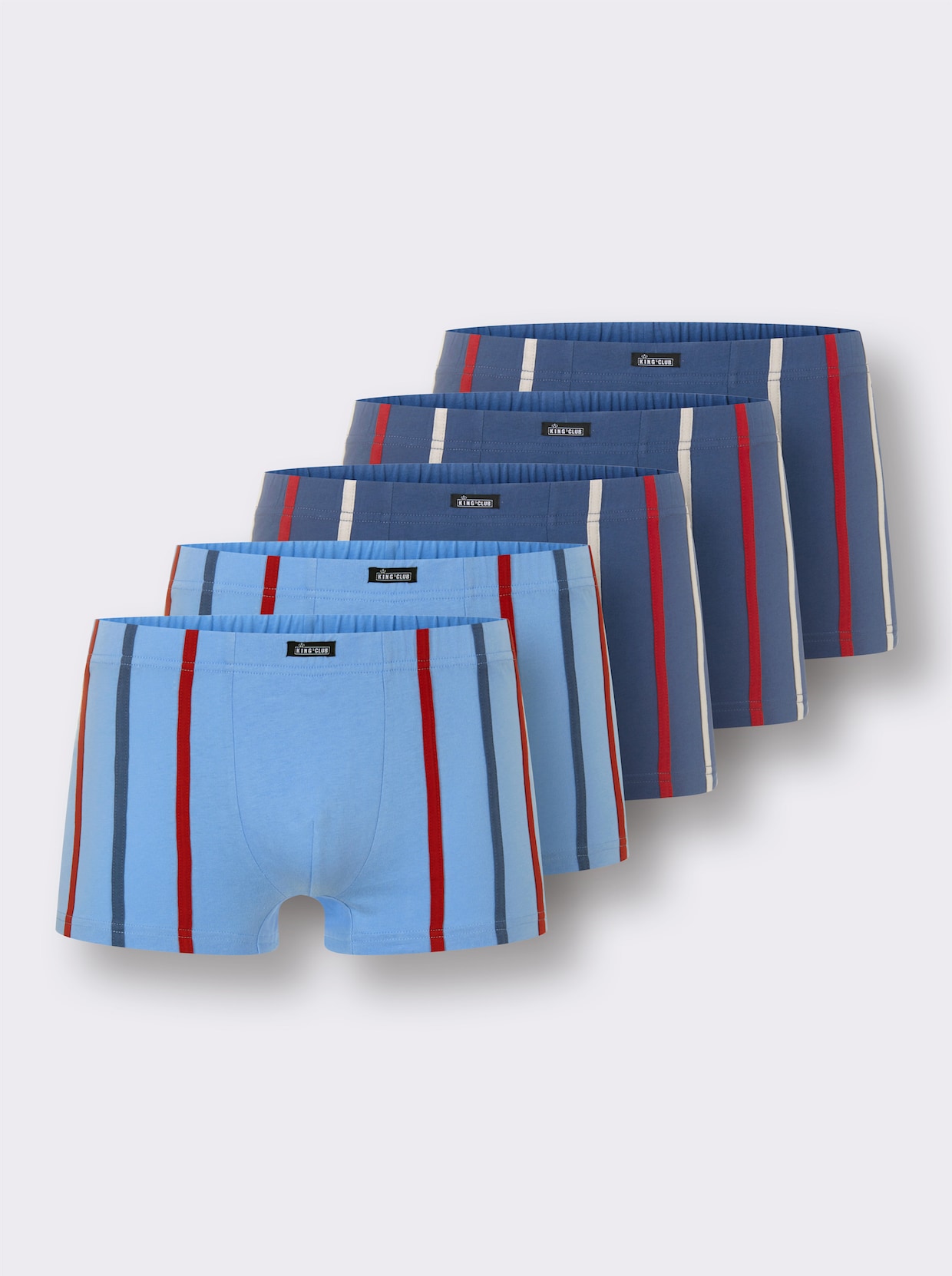 KINGsCLUB Pants - 3x jeansblau + 2x himmelblau