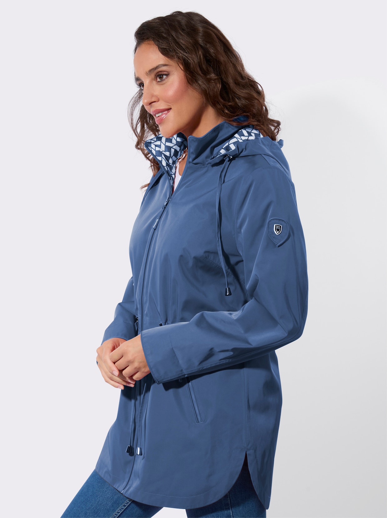 Funktionsjacke - jeansblau