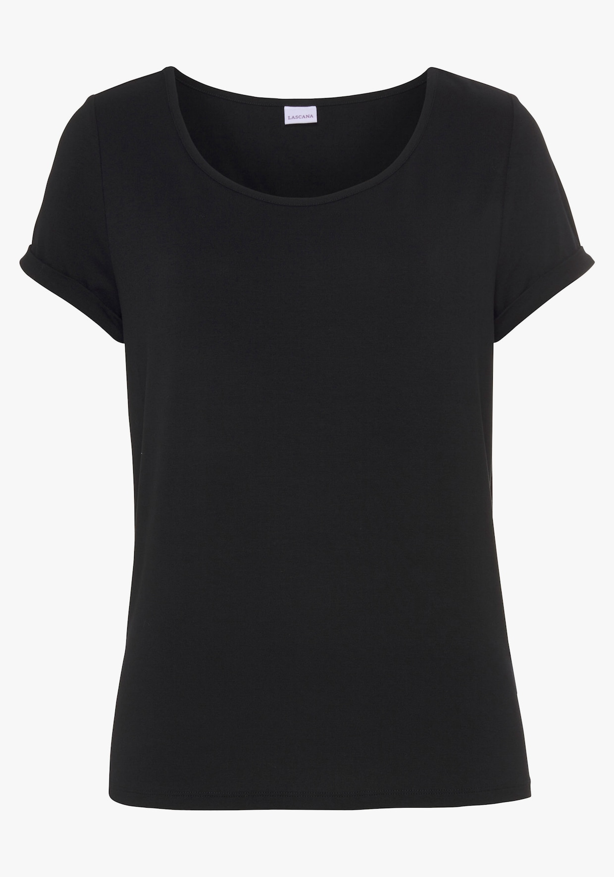 LASCANA Haut de pyjama - noir
