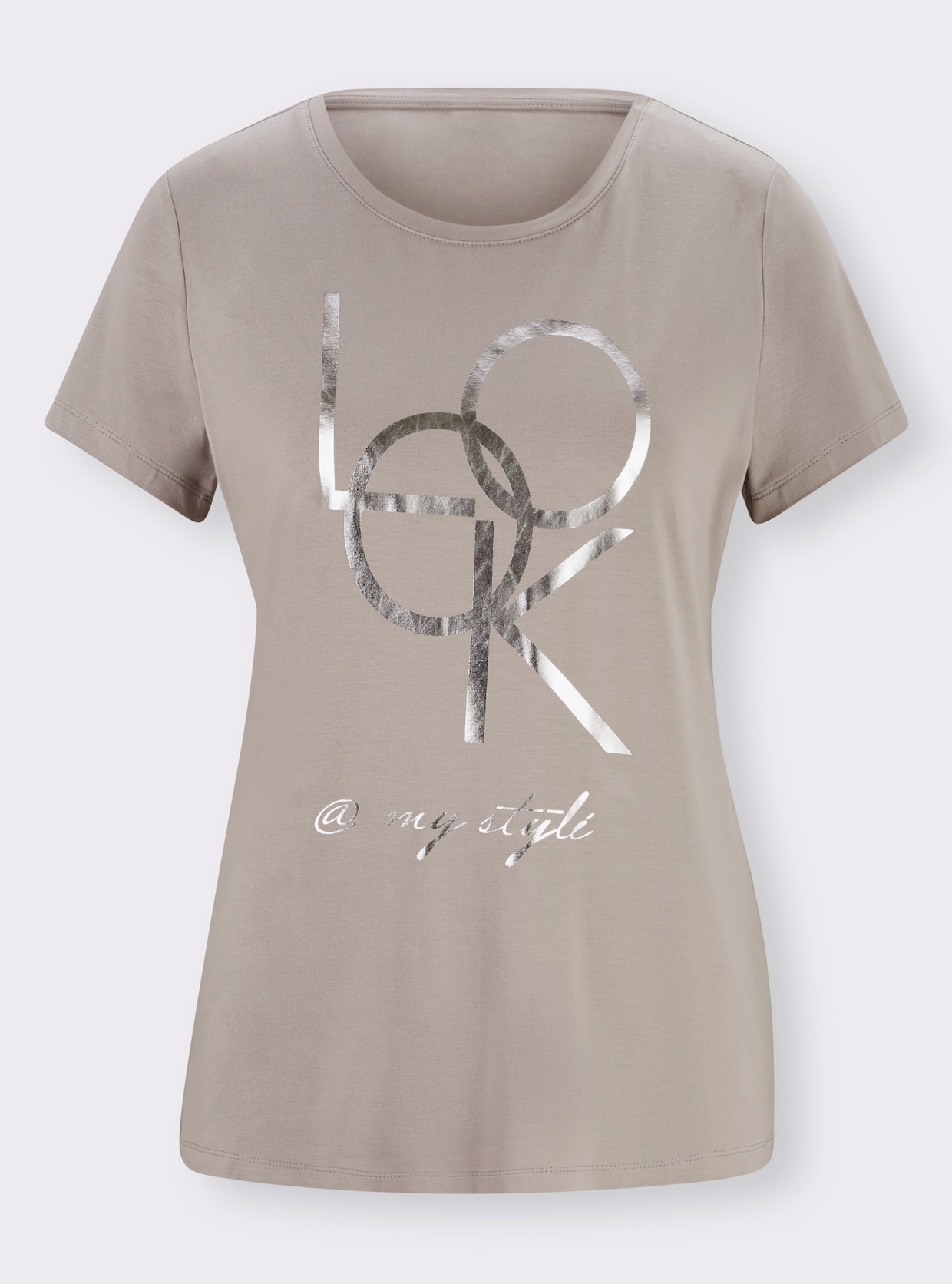 heine T-shirt à manches courtes - gris pierre