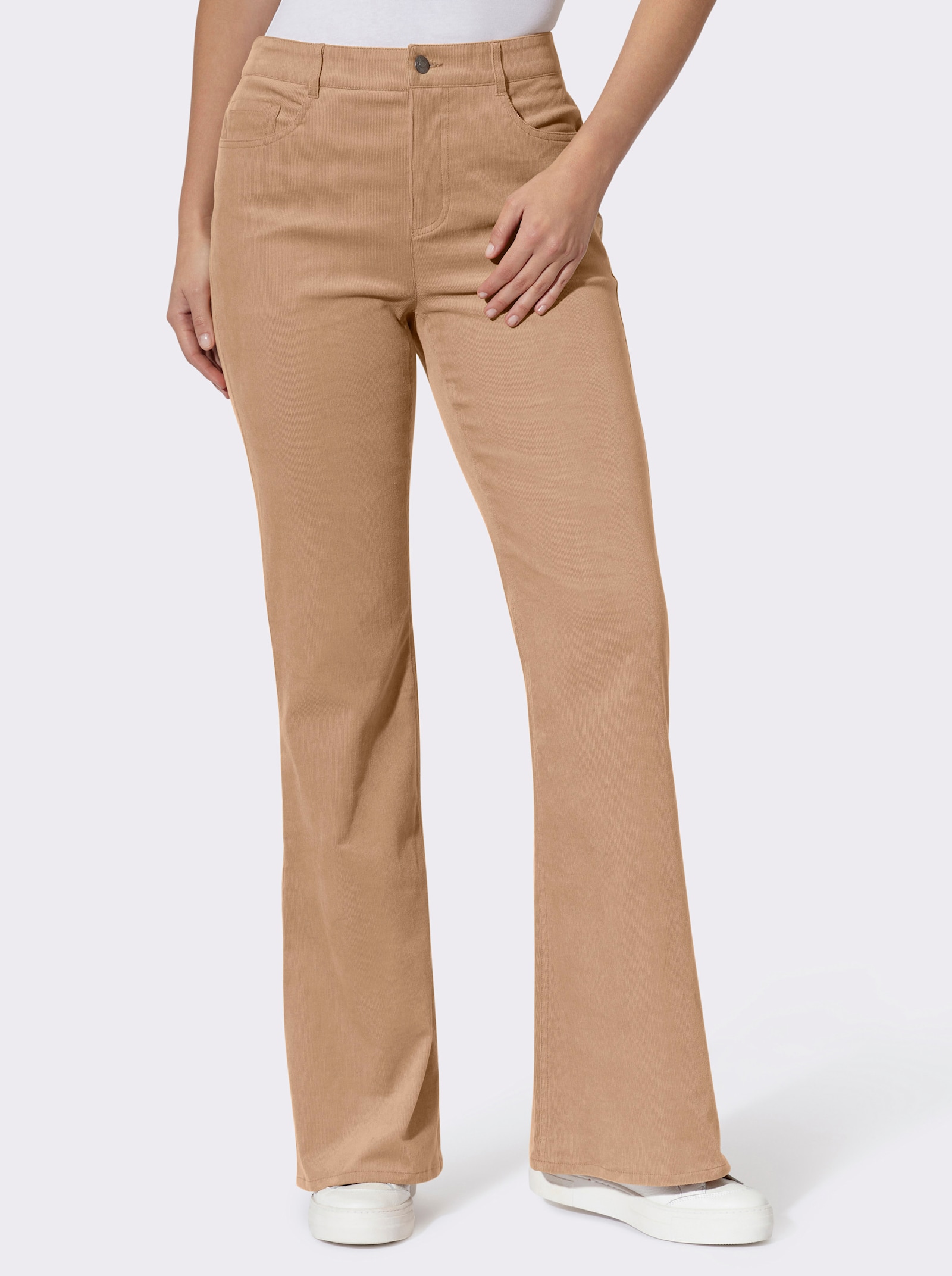 heine Bootcuthose im 5-Pocket Style - camel