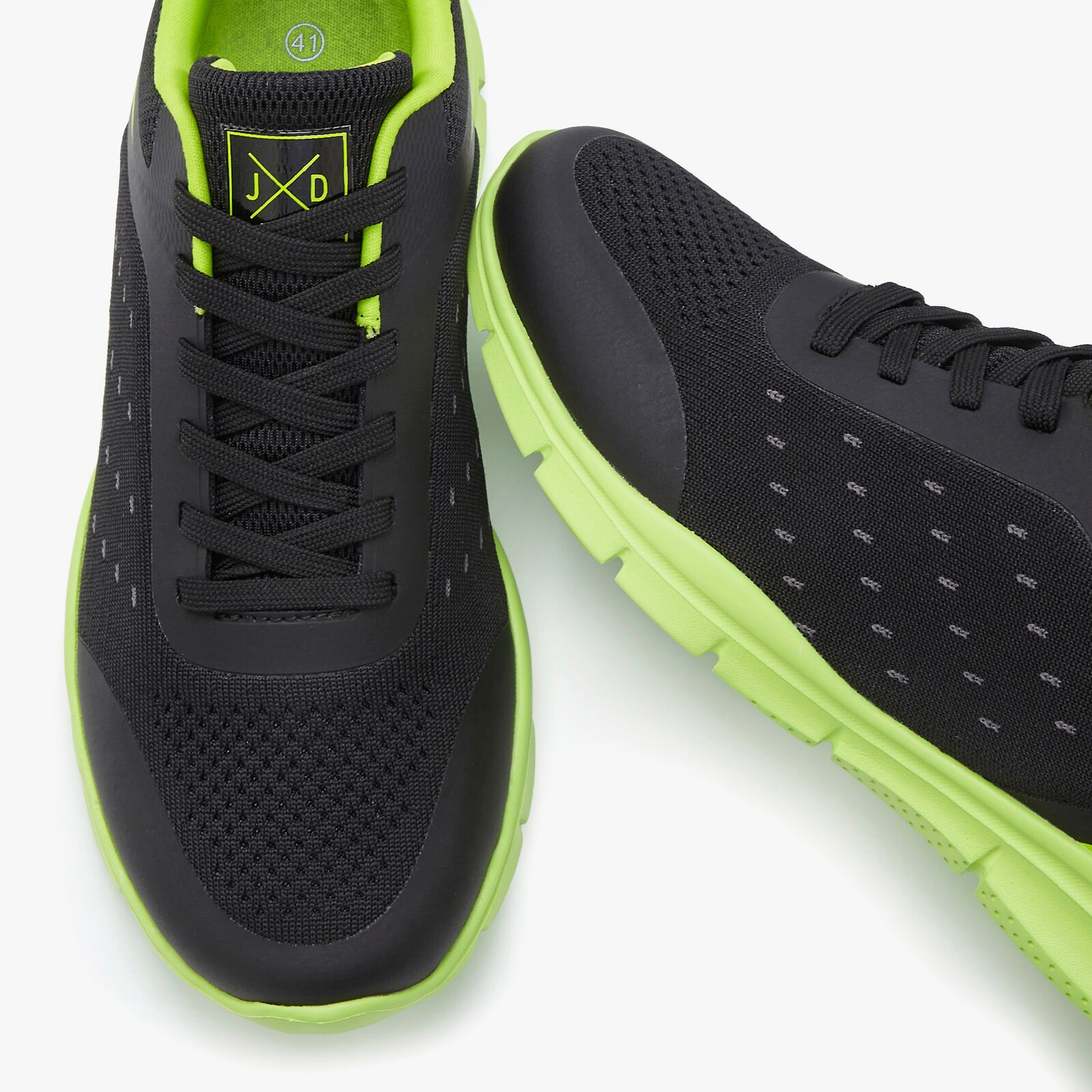 John Devin Sneaker - schwarz/gelb