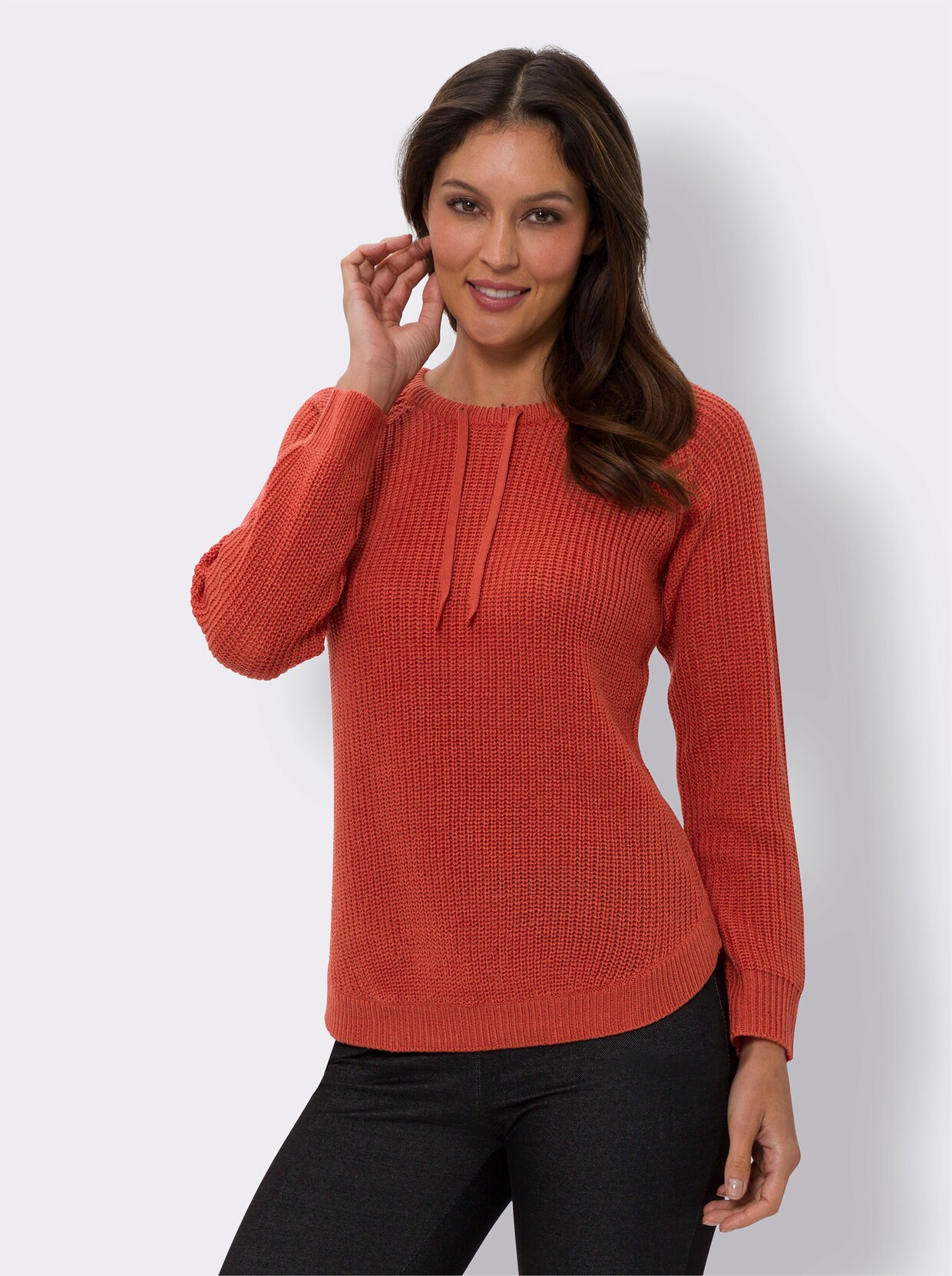 Pullover met ronde hals - terra