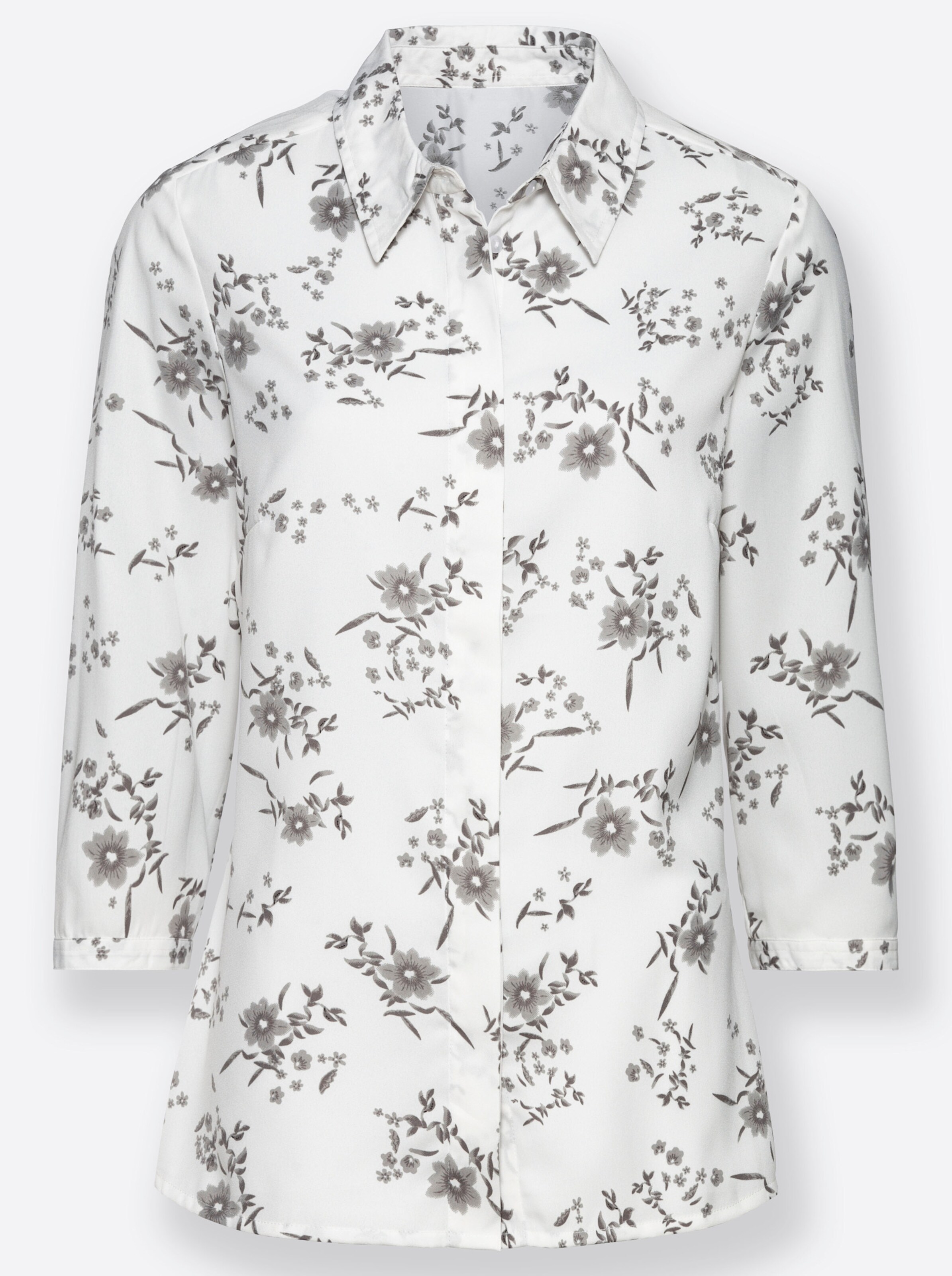 Witt Weiden Damen Druckbluse weiß gemustert  - Onlineshop Witt Weiden