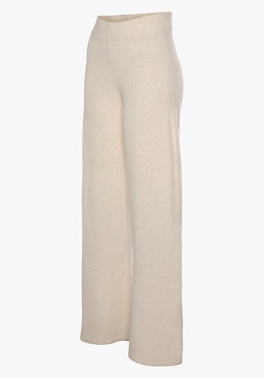 LASCANA Strickhose - creme